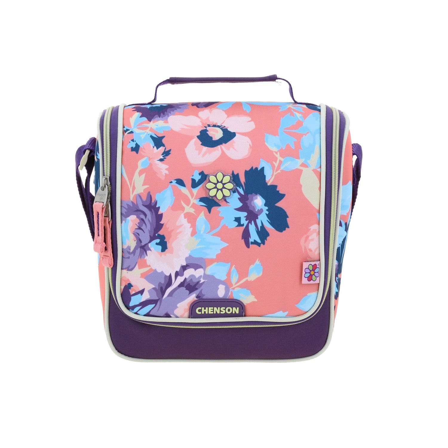 Lonchera escolar térmica Happy Girl Rosa con compartimento amplio