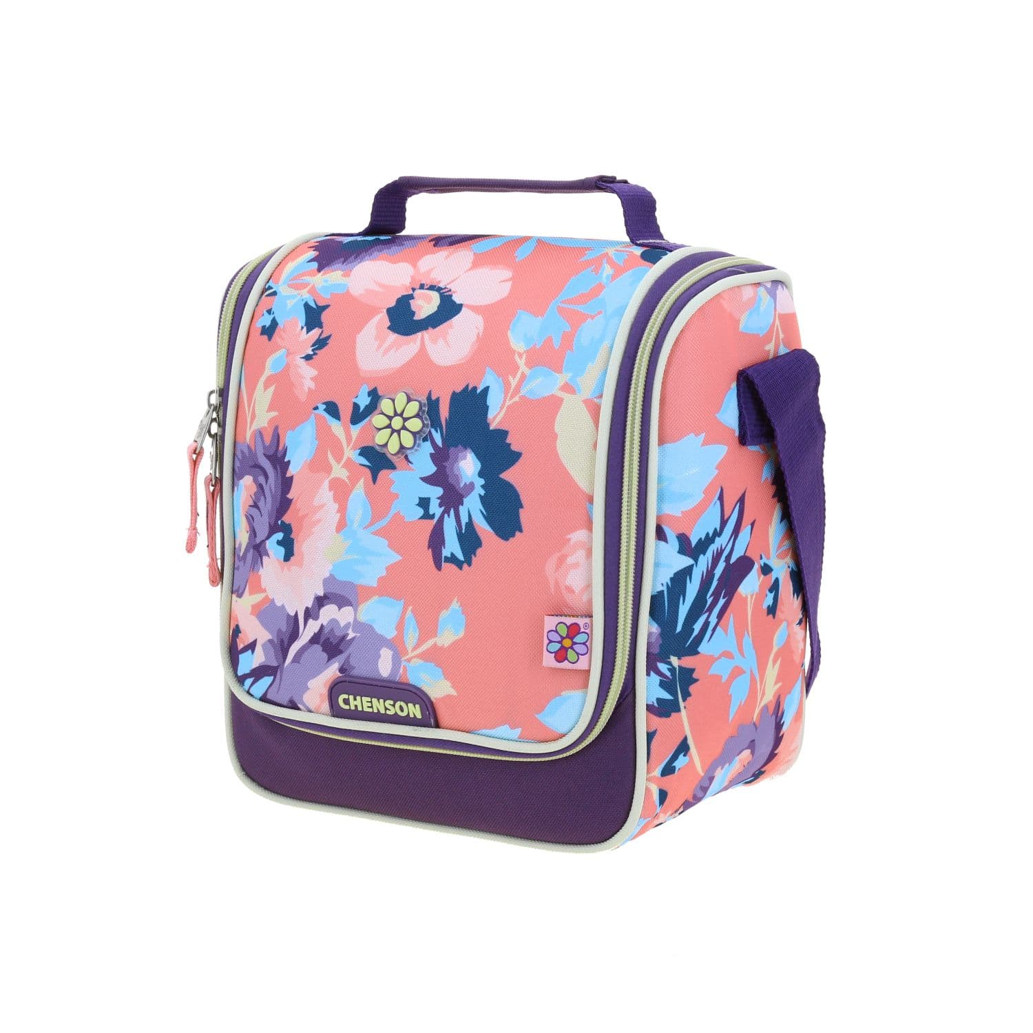 Lonchera escolar térmica Happy Girl Rosa con compartimento amplio 2