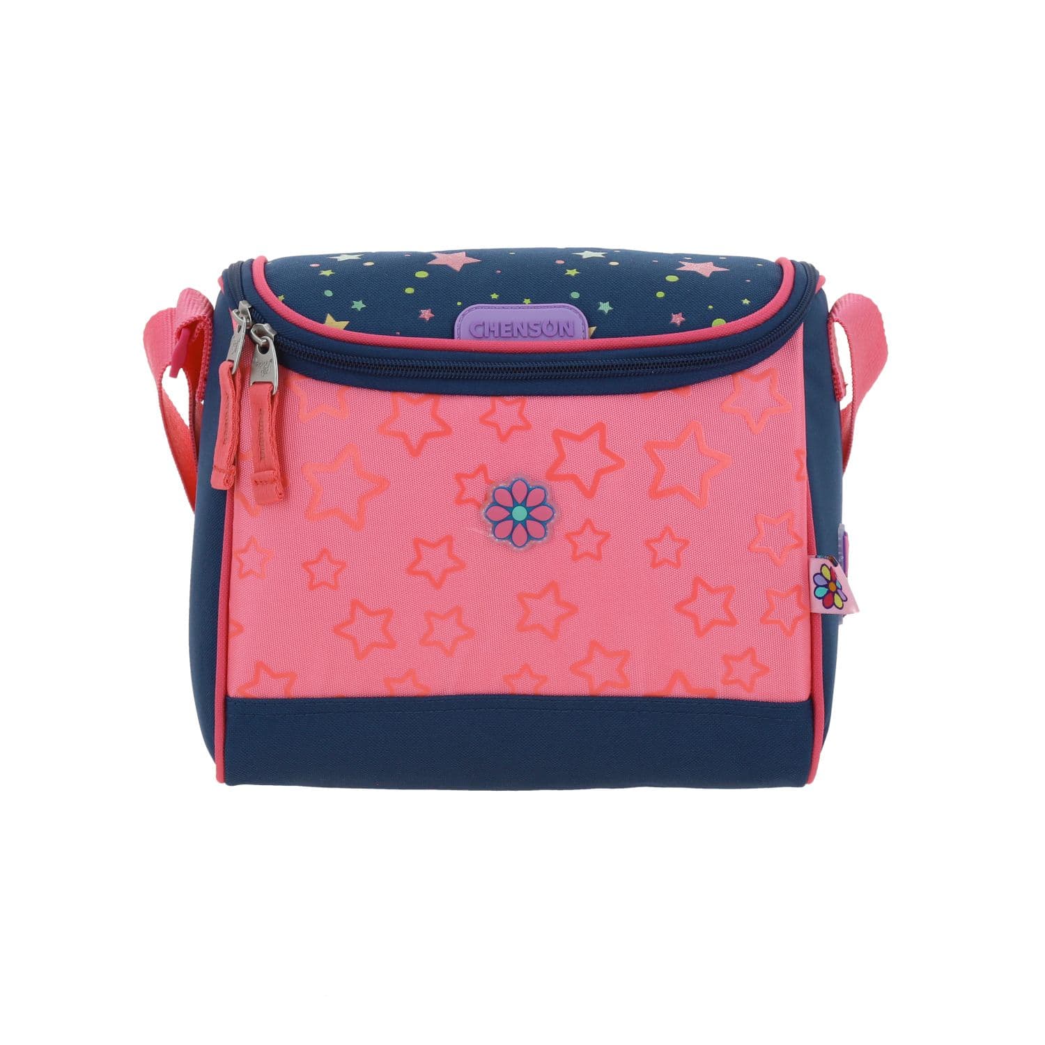 Lonchera escolar térmica Happy Girl azul para niña - Durabilidad y diversión