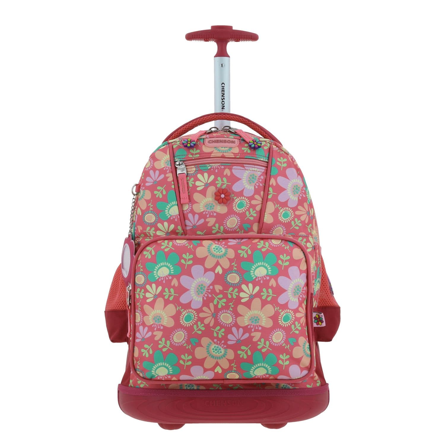 Mochila con Ruedas Happy Girl Rosa para Niña - Divertida y Duradera