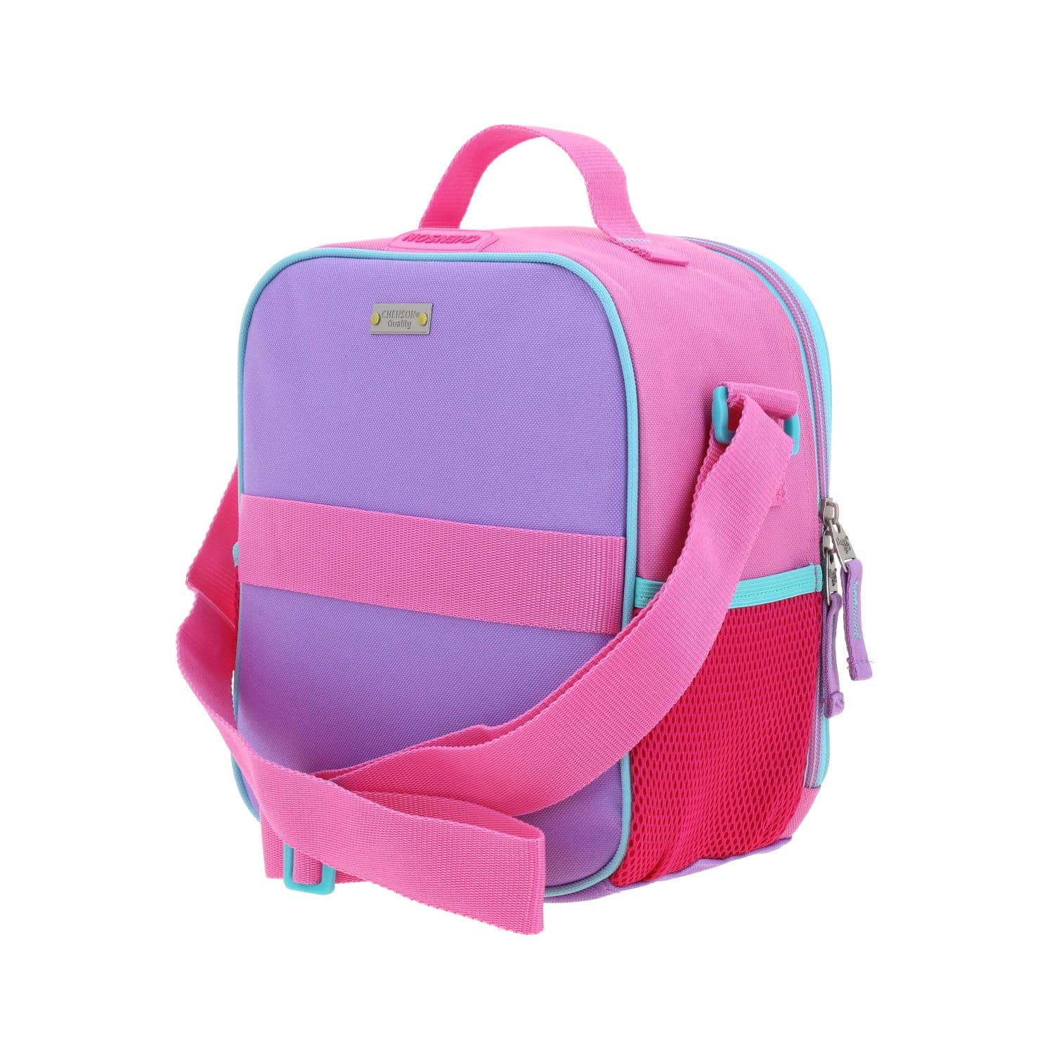 Lonchera escolar térmica Happy Girl Rosa para niña - Durabilidad y diversión 5