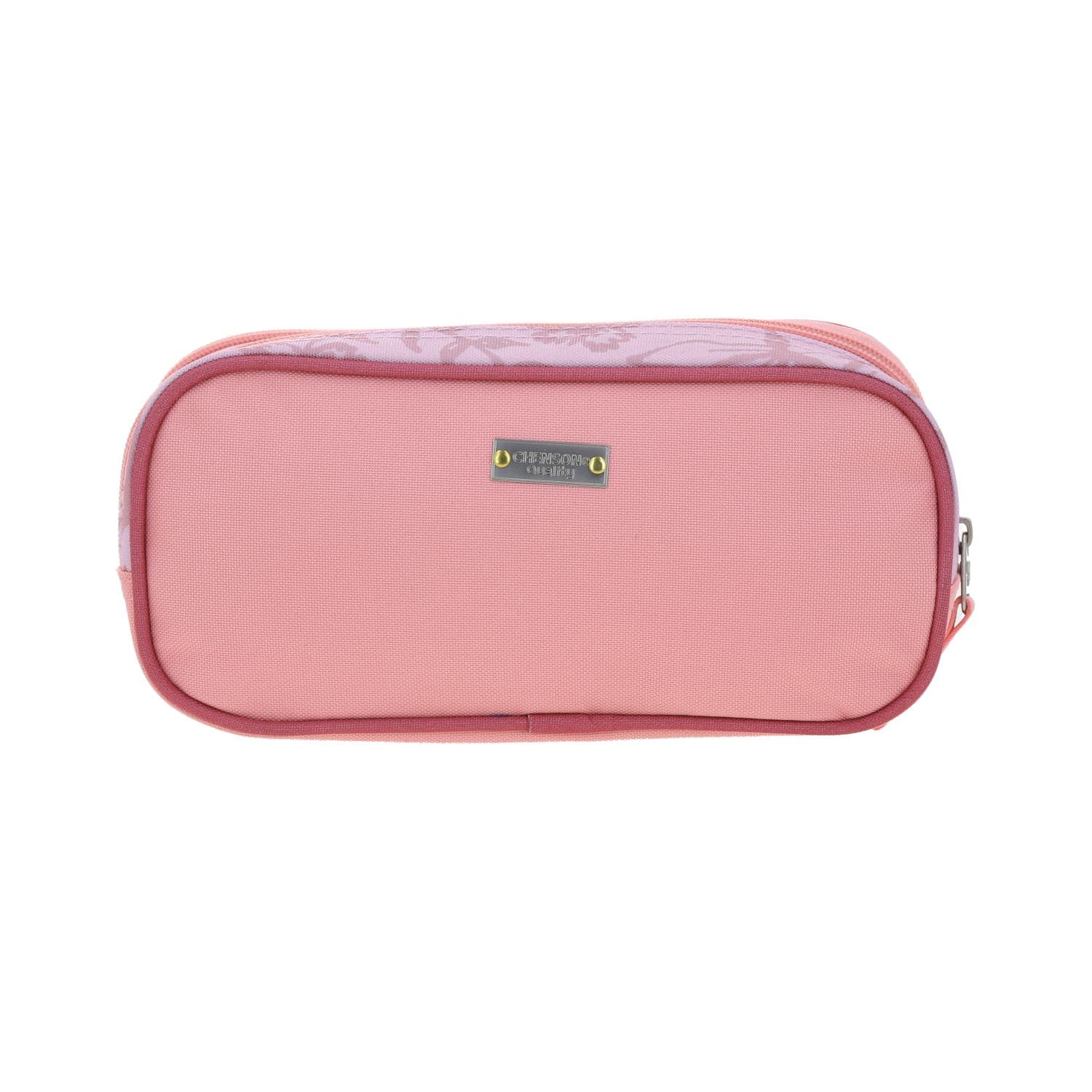 Lapicera escolar Happy Girl by Chenson rosa con doble compartimento 4