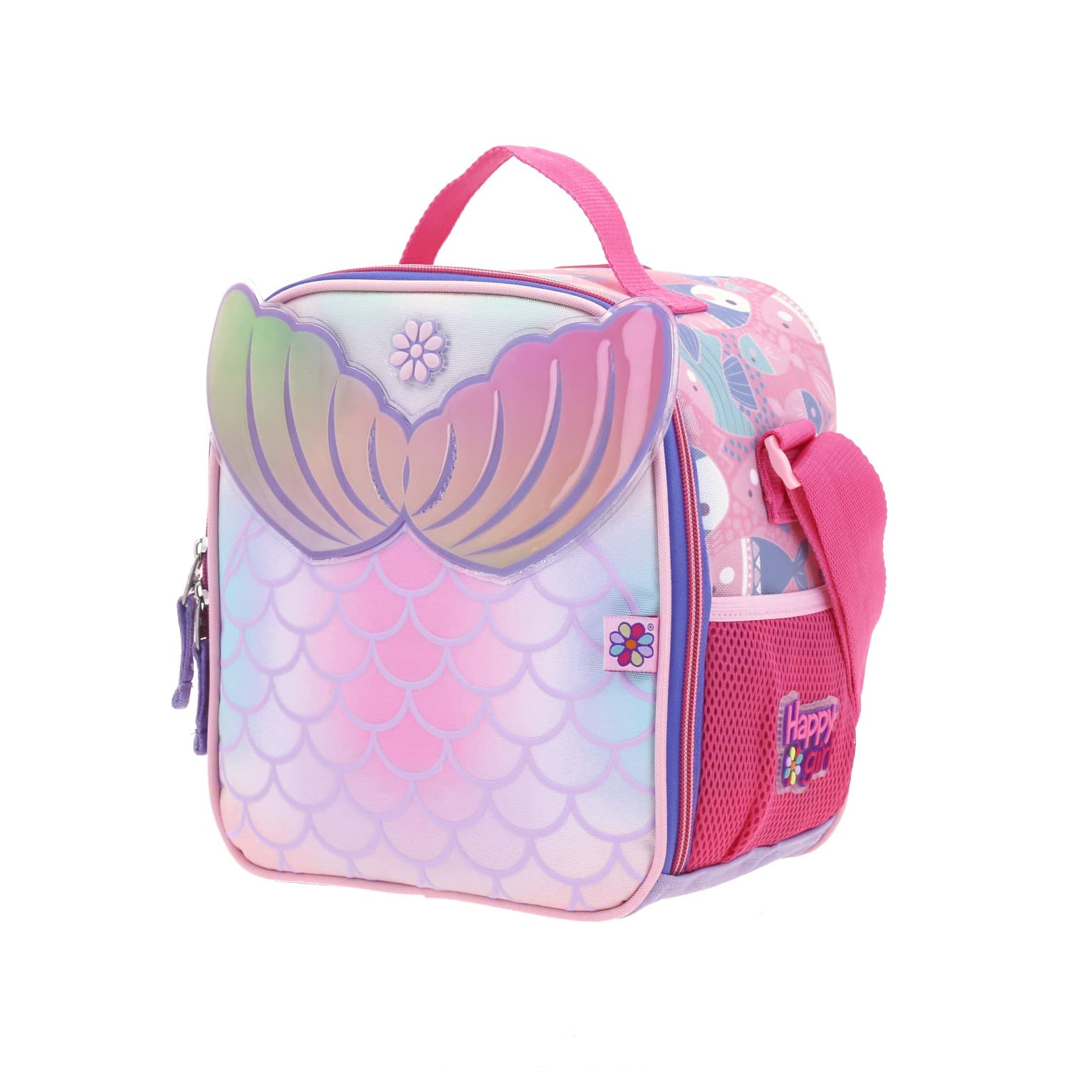 Lonchera escolar térmica Happy Girl Iridiscente para niña - Durabilidad y diversión 2