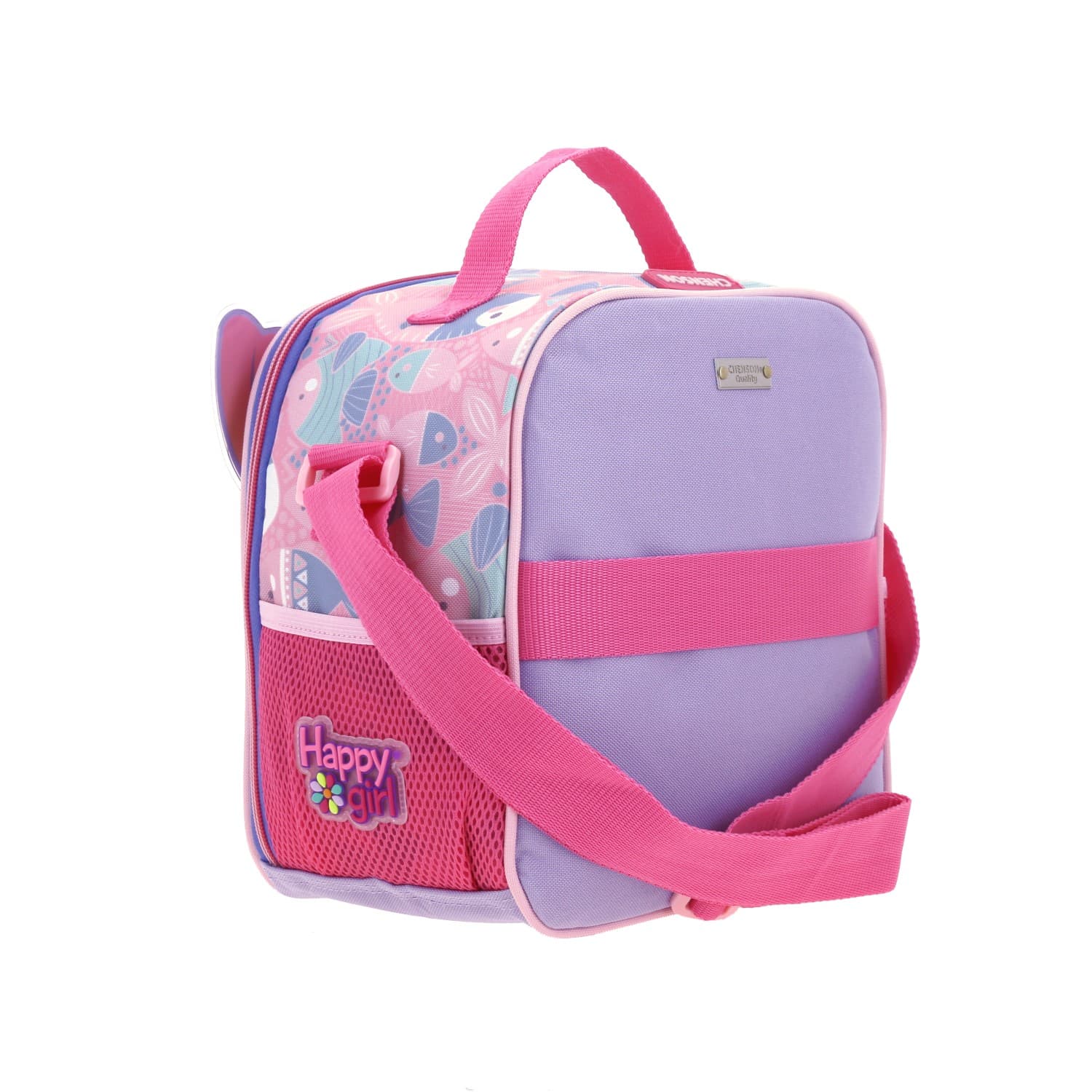 Lonchera escolar térmica Happy Girl Iridiscente para niña - Durabilidad y diversión 3