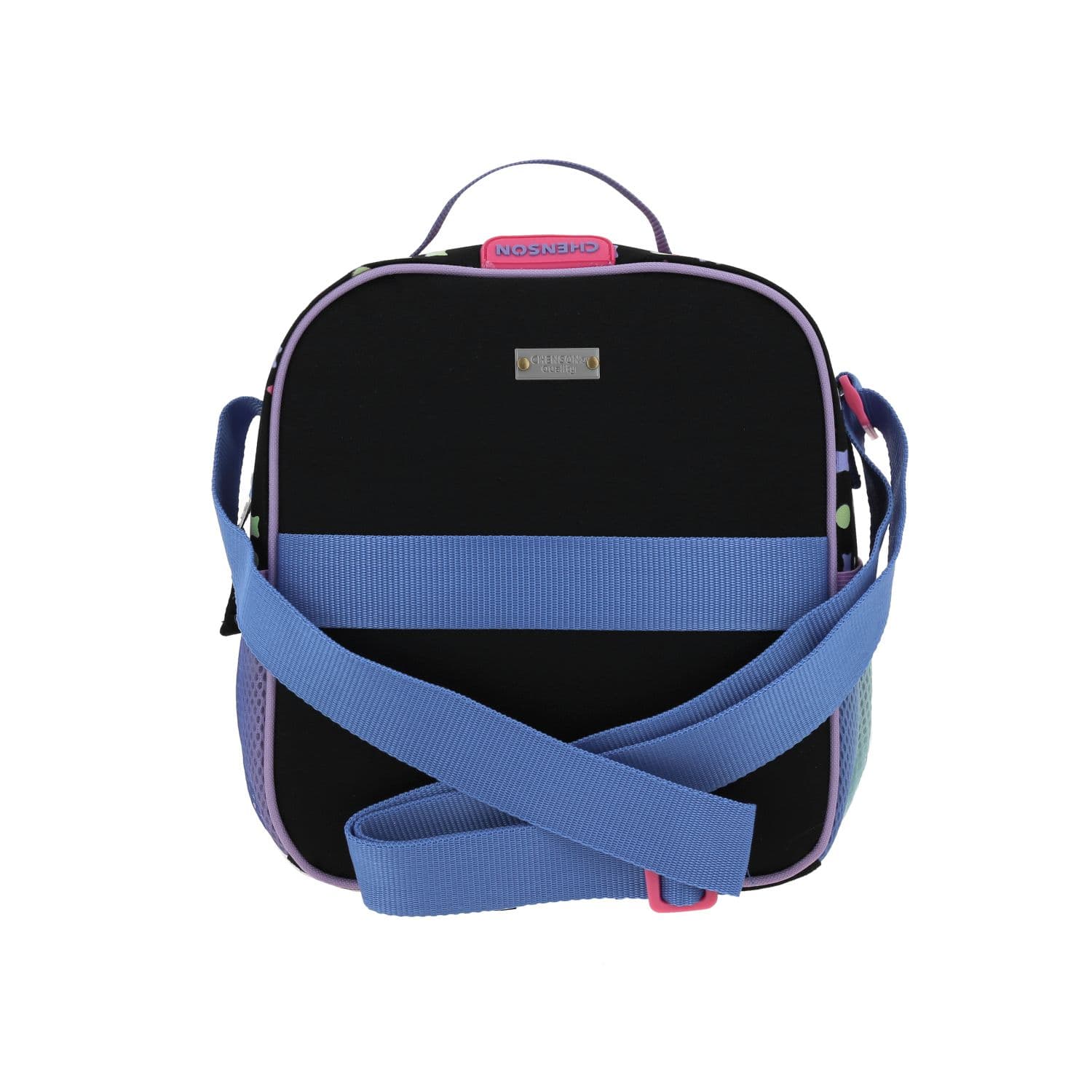 Lonchera escolar térmica Happy Girl negra para niña - Duradera y divertida 4