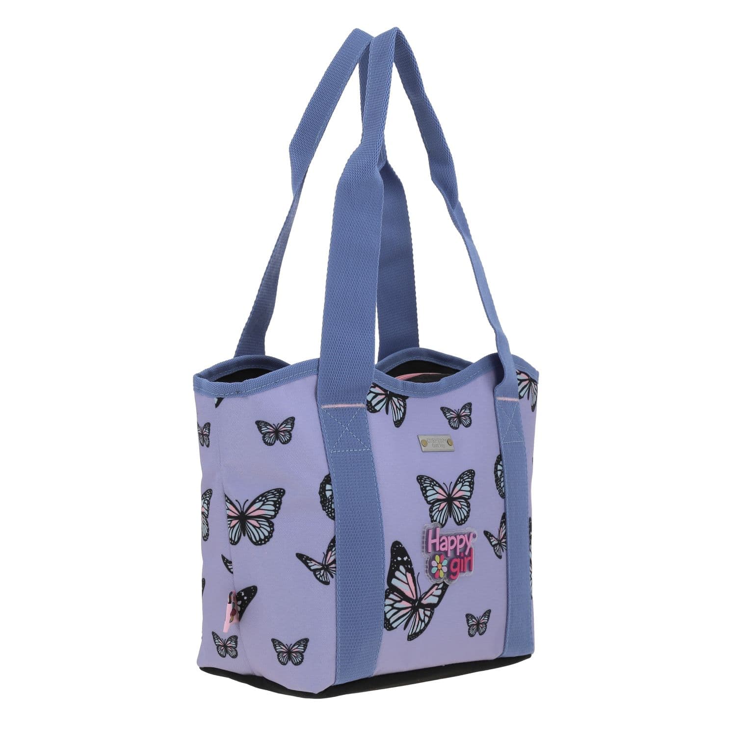 Lonchera escolar Happy Girl violeta térmica para niña - Durabilidad y diversión 3