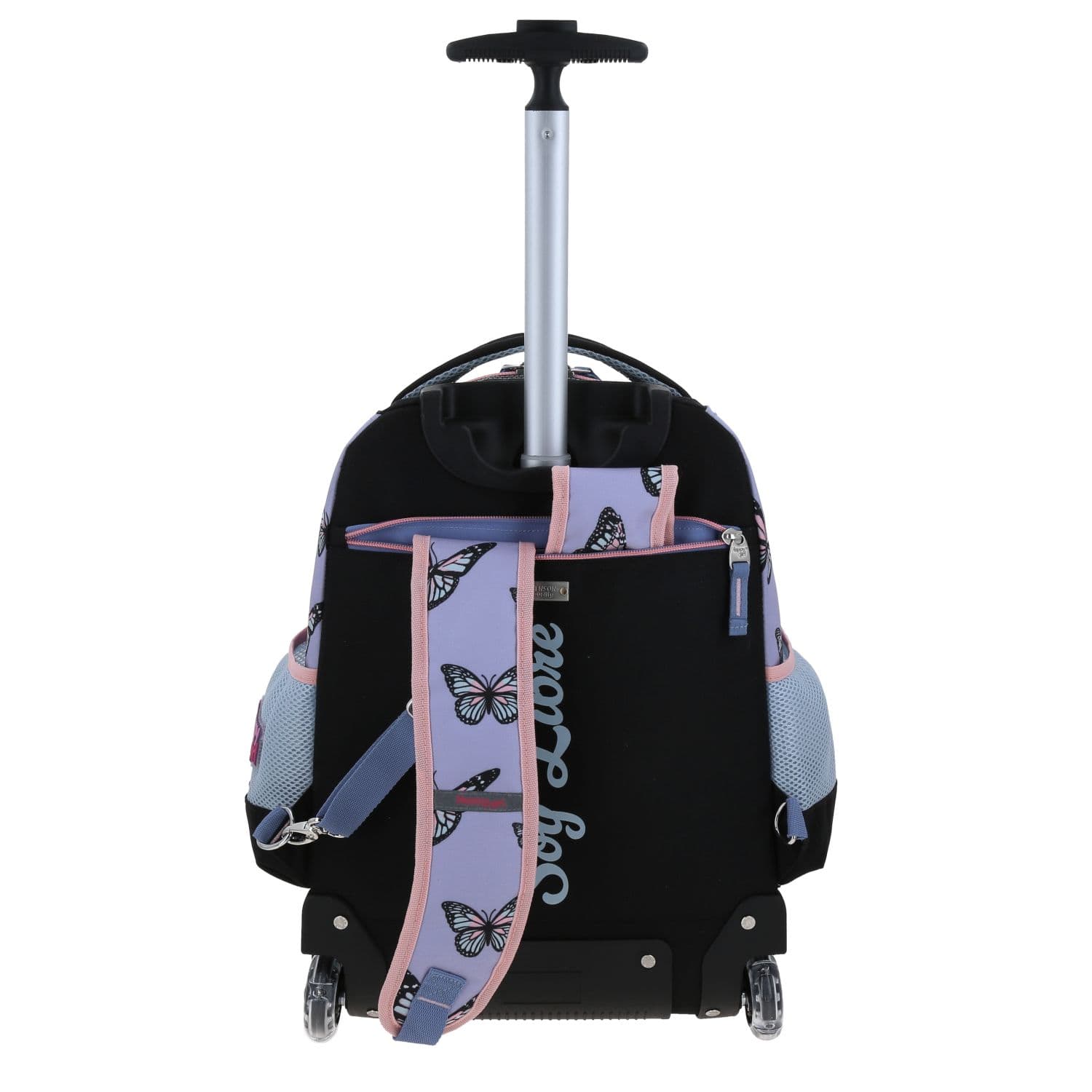 Mochila con Ruedas Happy Girl Violeta para Niña - Diversión y Durabilidad 4