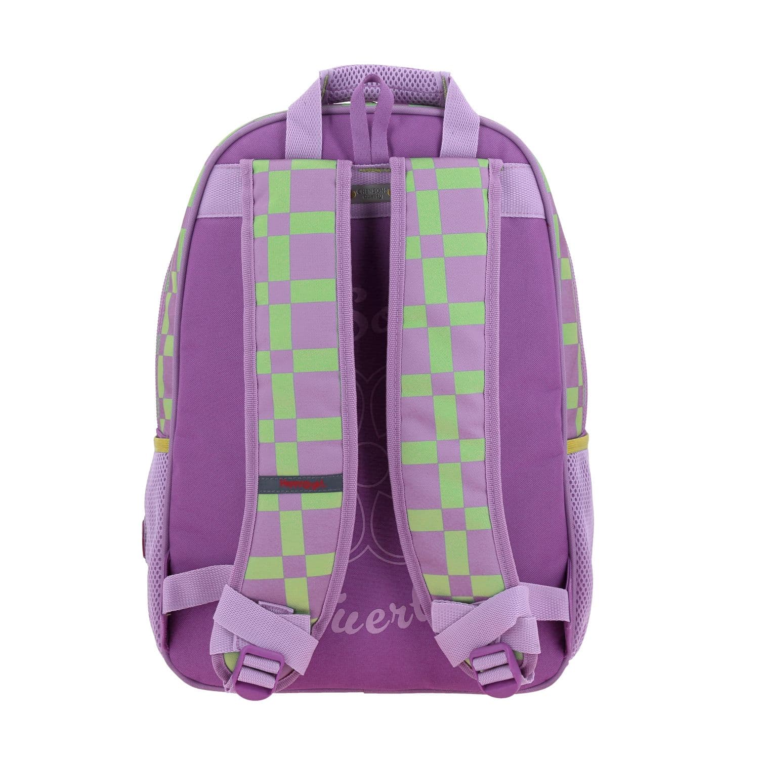 Mochila escolar para niña Happy Girl uva con compartimentos seguros 4