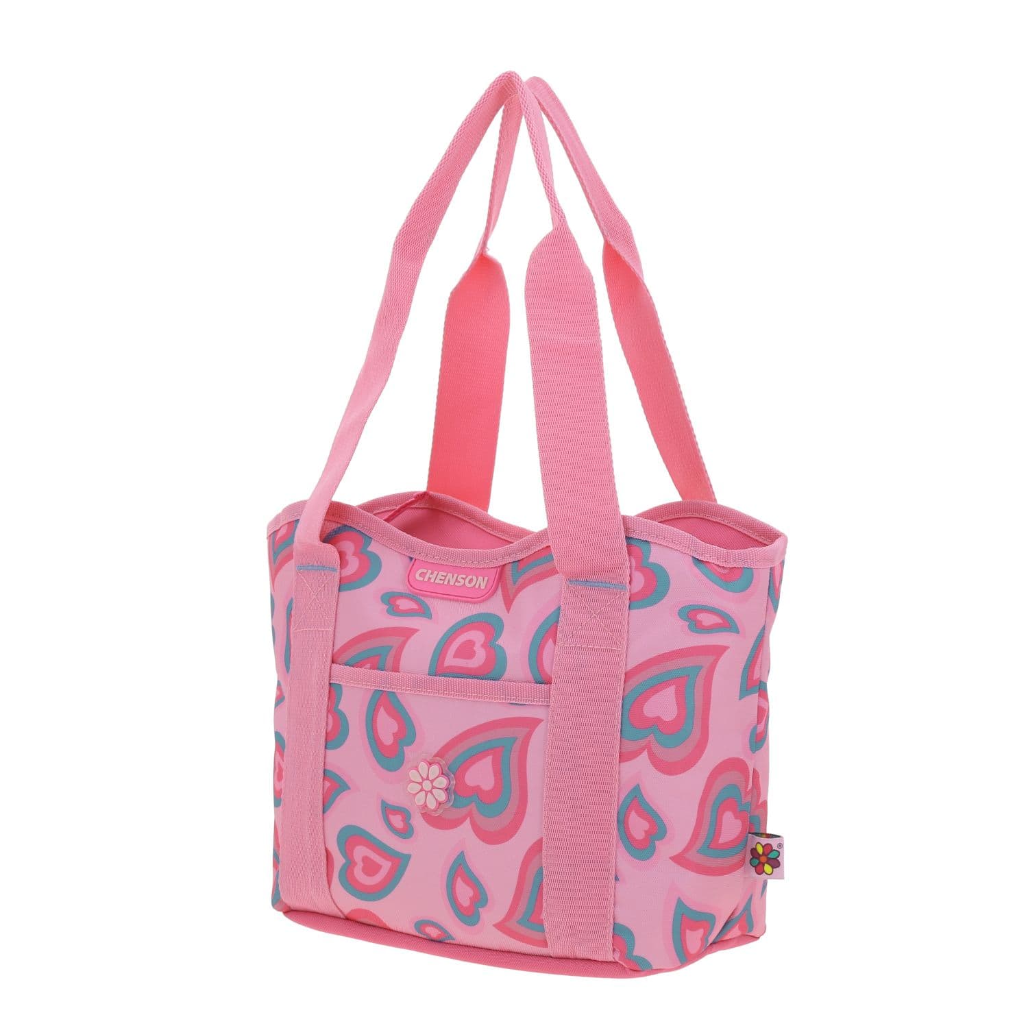 Lonchera escolar Happy Girl by Chenson Rosa con amplia capacidad 2