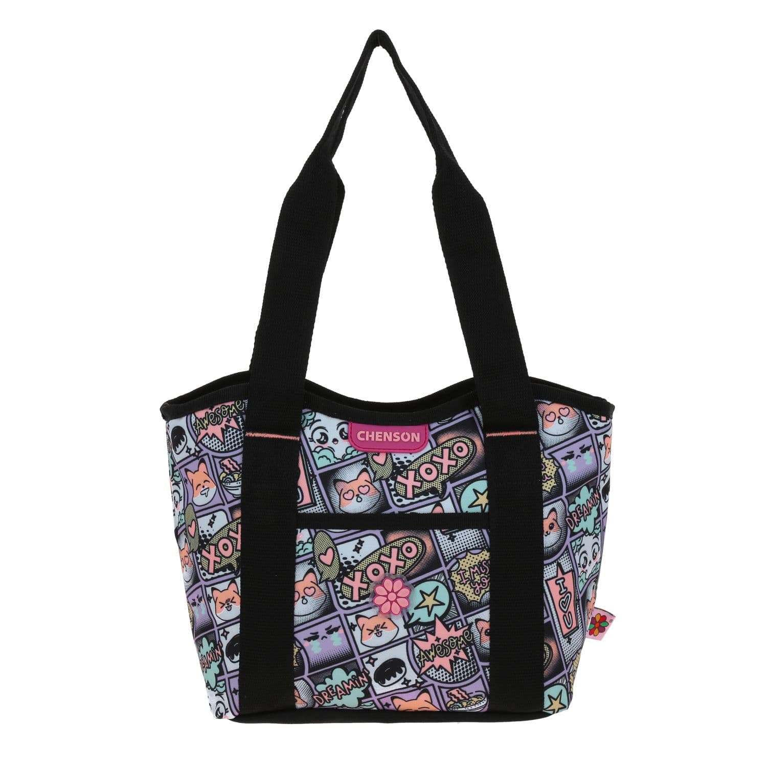 Lonchera escolar Happy Girl Uva con compartimento térmico y diversión