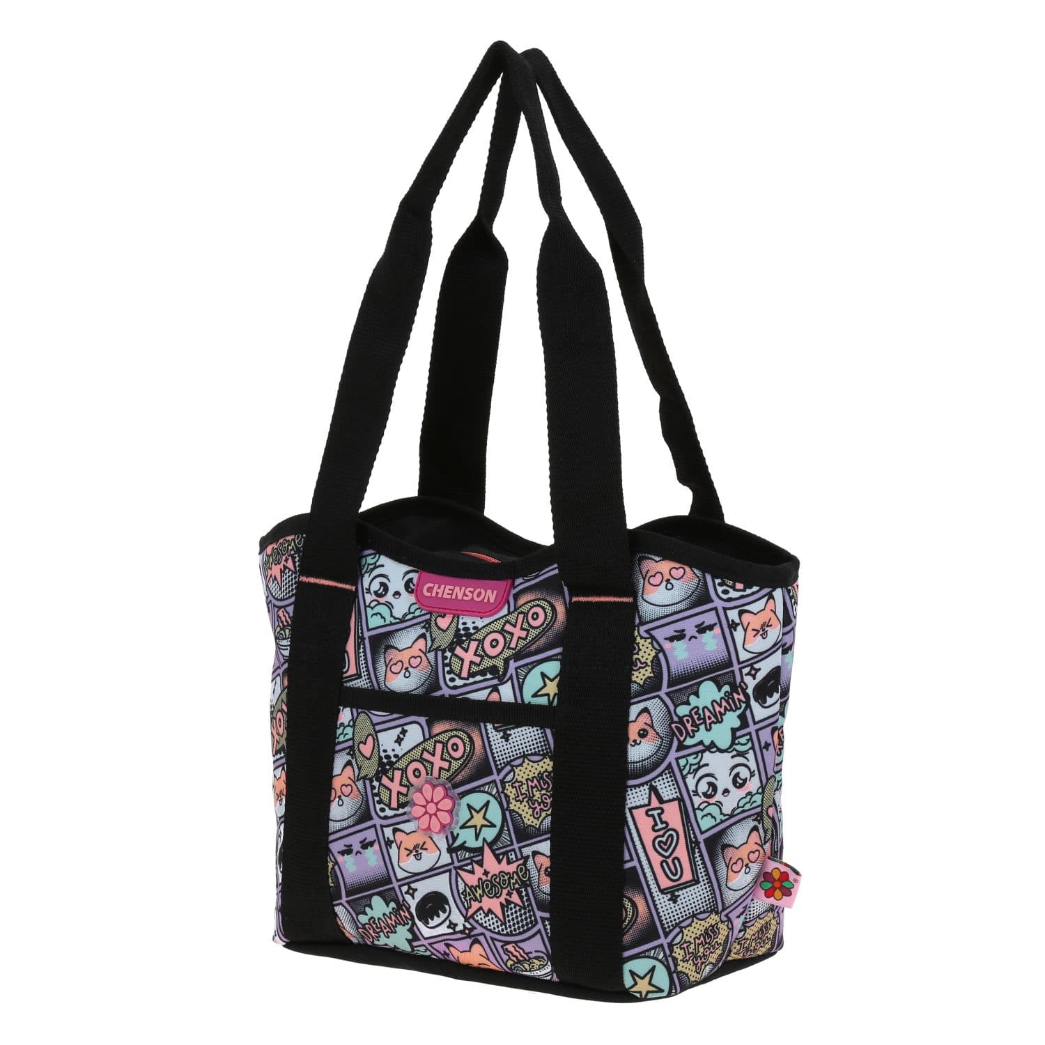 Lonchera escolar Happy Girl Uva con compartimento térmico y diversión 2