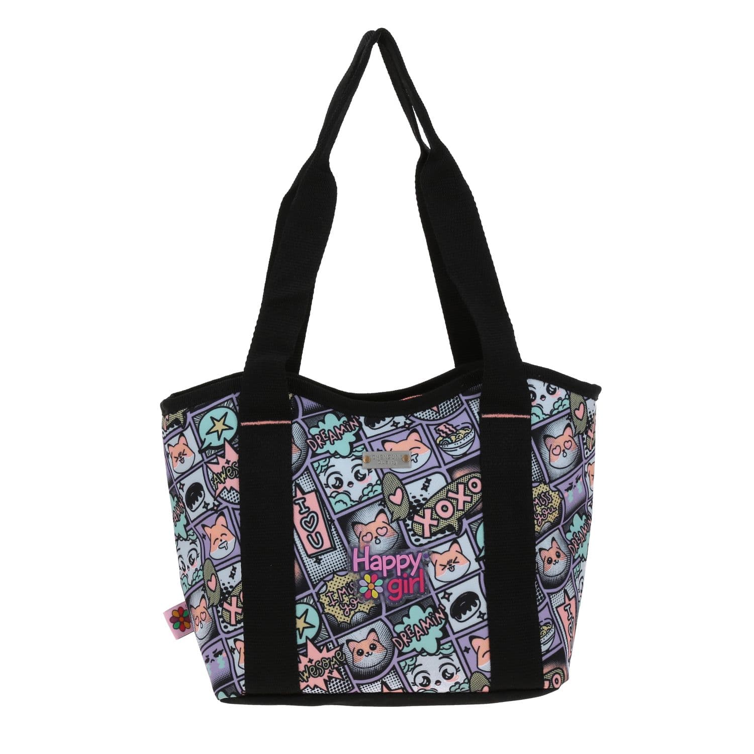 Lonchera escolar Happy Girl Uva con compartimento térmico y diversión 4