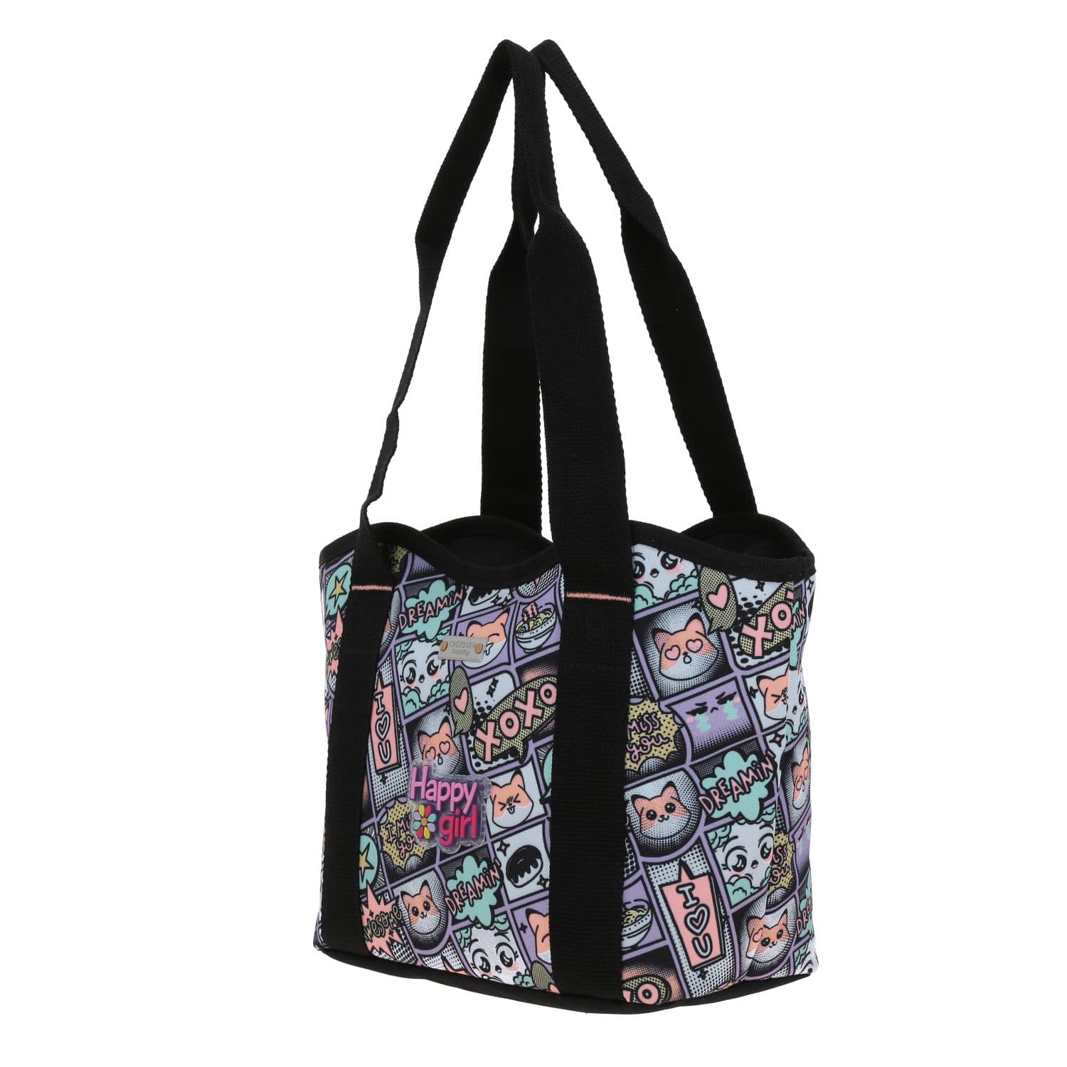 Lonchera escolar Happy Girl Uva con compartimento térmico y diversión 5