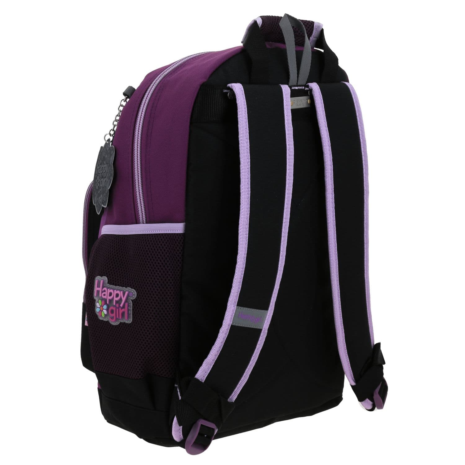 Mochila escolar para niña Happy Girl by Chenson color negro duradera 3