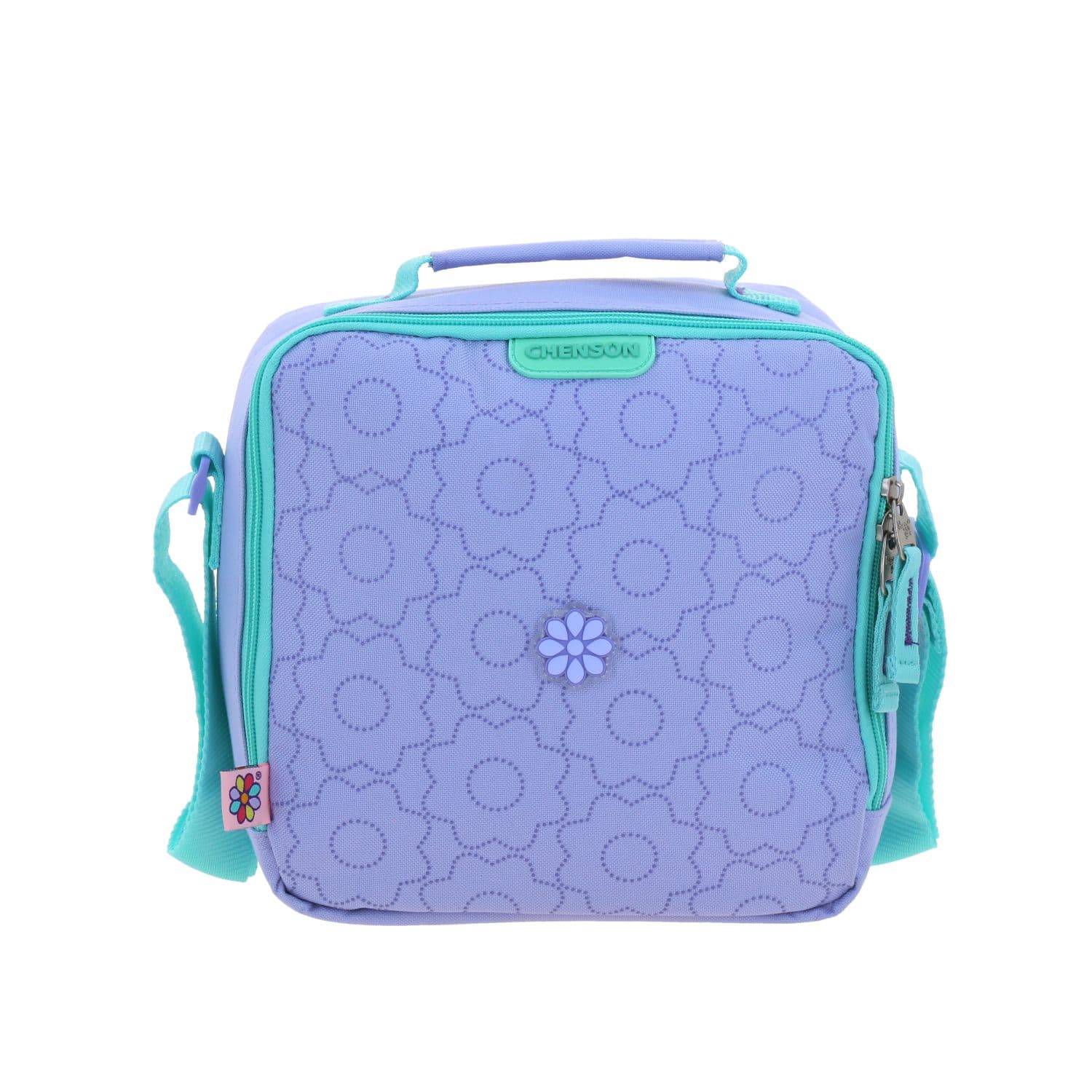 Lonchera escolar térmica Happy Girl violeta para niña - Durabilidad y diversión