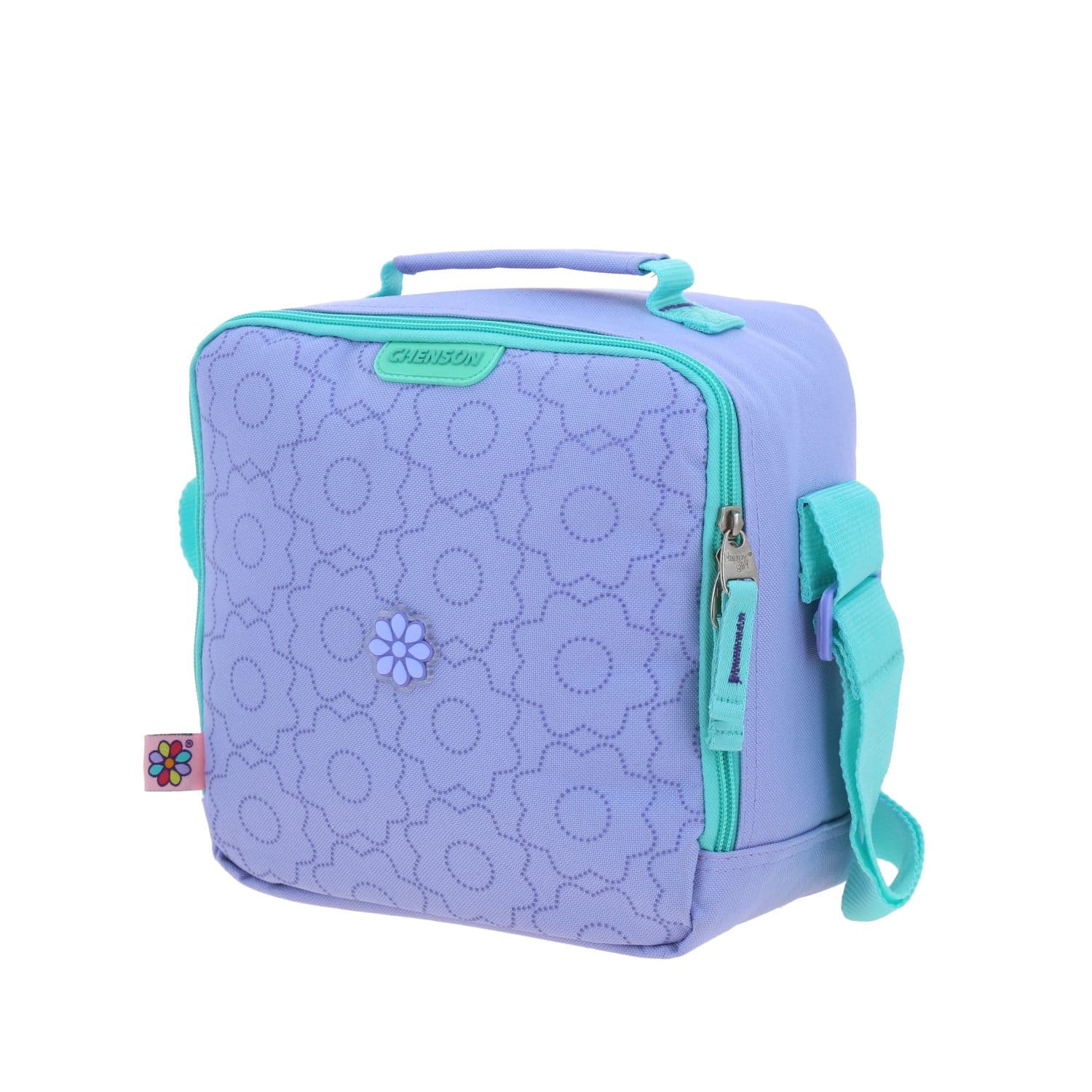 Lonchera escolar térmica Happy Girl violeta para niña - Durabilidad y diversión 2