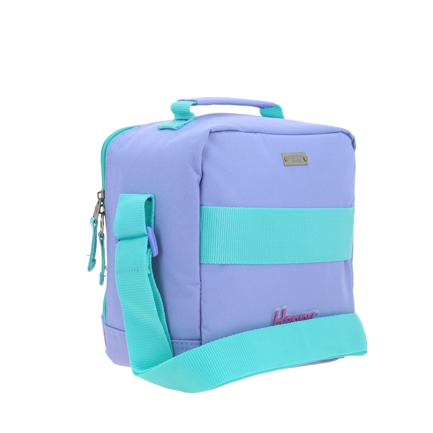 Lonchera escolar térmica Happy Girl violeta para niña - Durabilidad y diversión 3