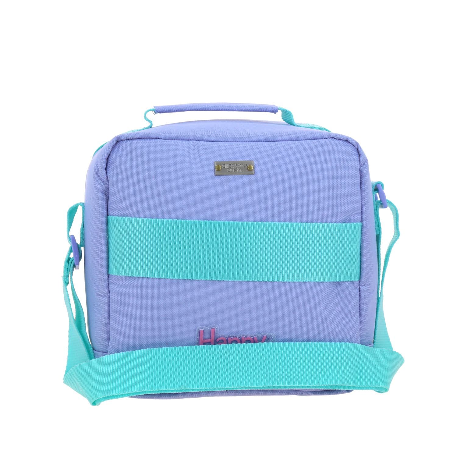 Lonchera escolar térmica Happy Girl violeta para niña - Durabilidad y diversión 4