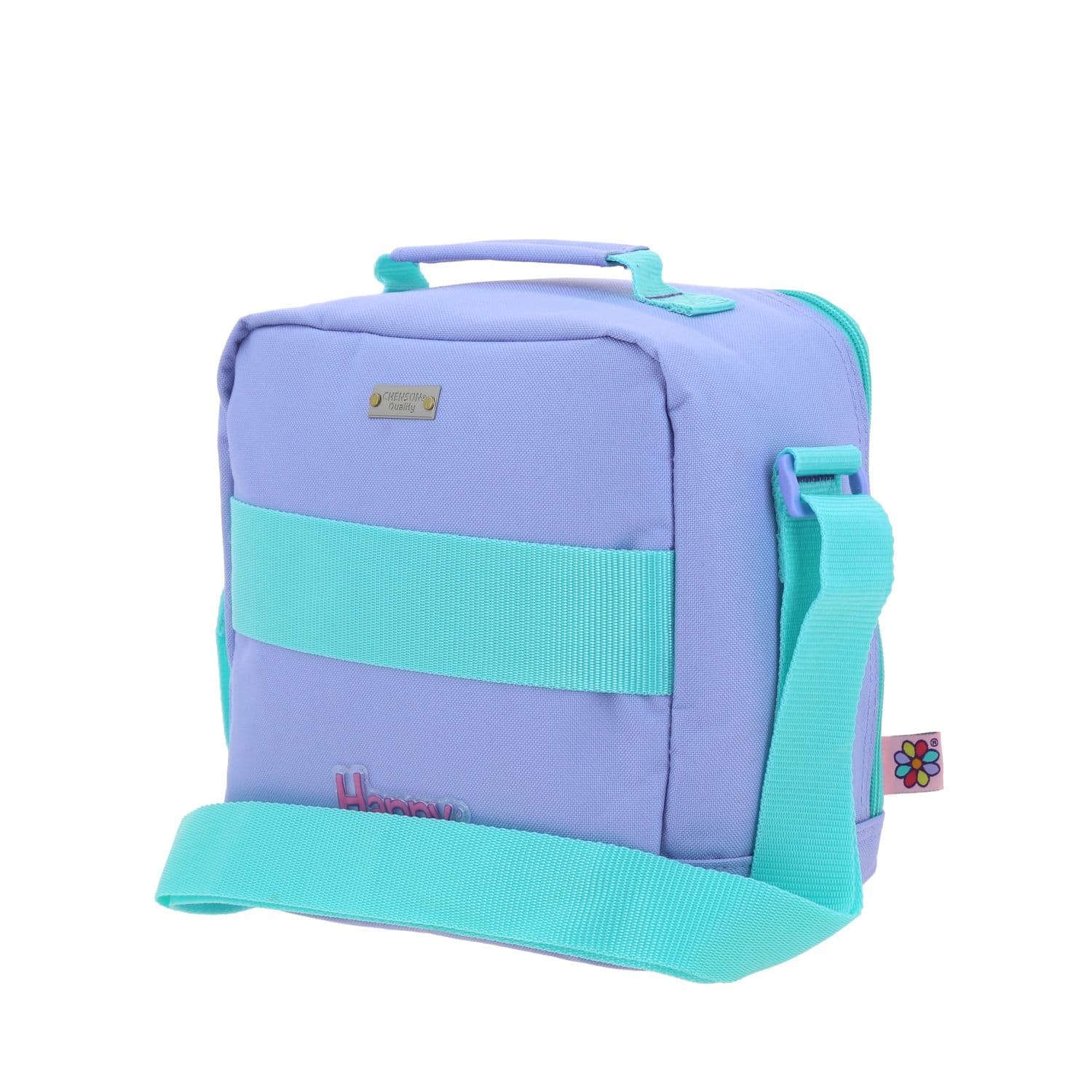 Lonchera escolar térmica Happy Girl violeta para niña - Durabilidad y diversión 5