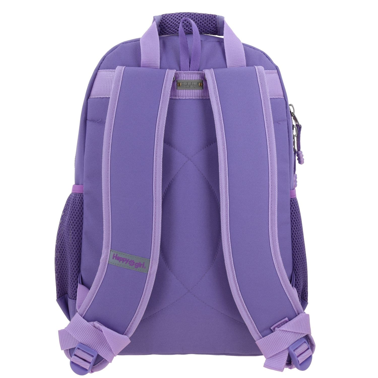 Mochila escolar para niña Happy Girl by Chenson color uva con diversión y seguridad 4