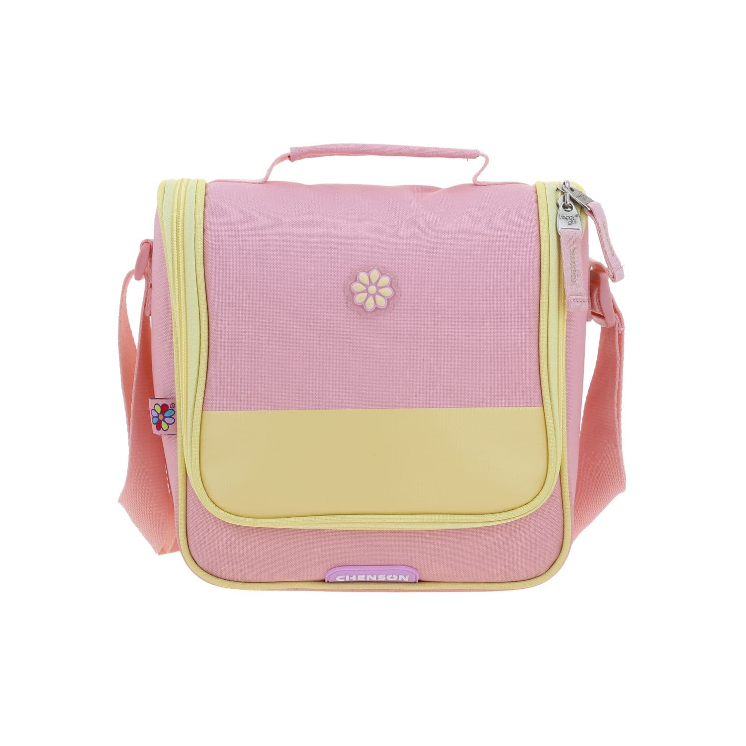 Lonchera escolar Happy Girl by Chenson rosa térmica para niña