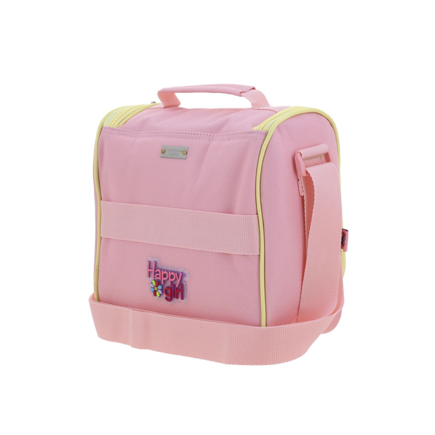 Lonchera escolar Happy Girl by Chenson rosa térmica para niña 5