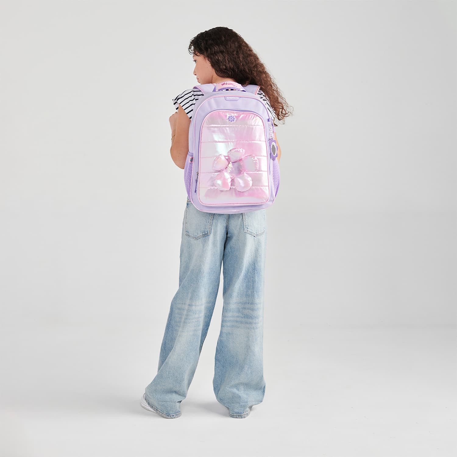 Mochila escolar para niña Happy Girl by Chenson Violeta con amplia capacidad - vista 2