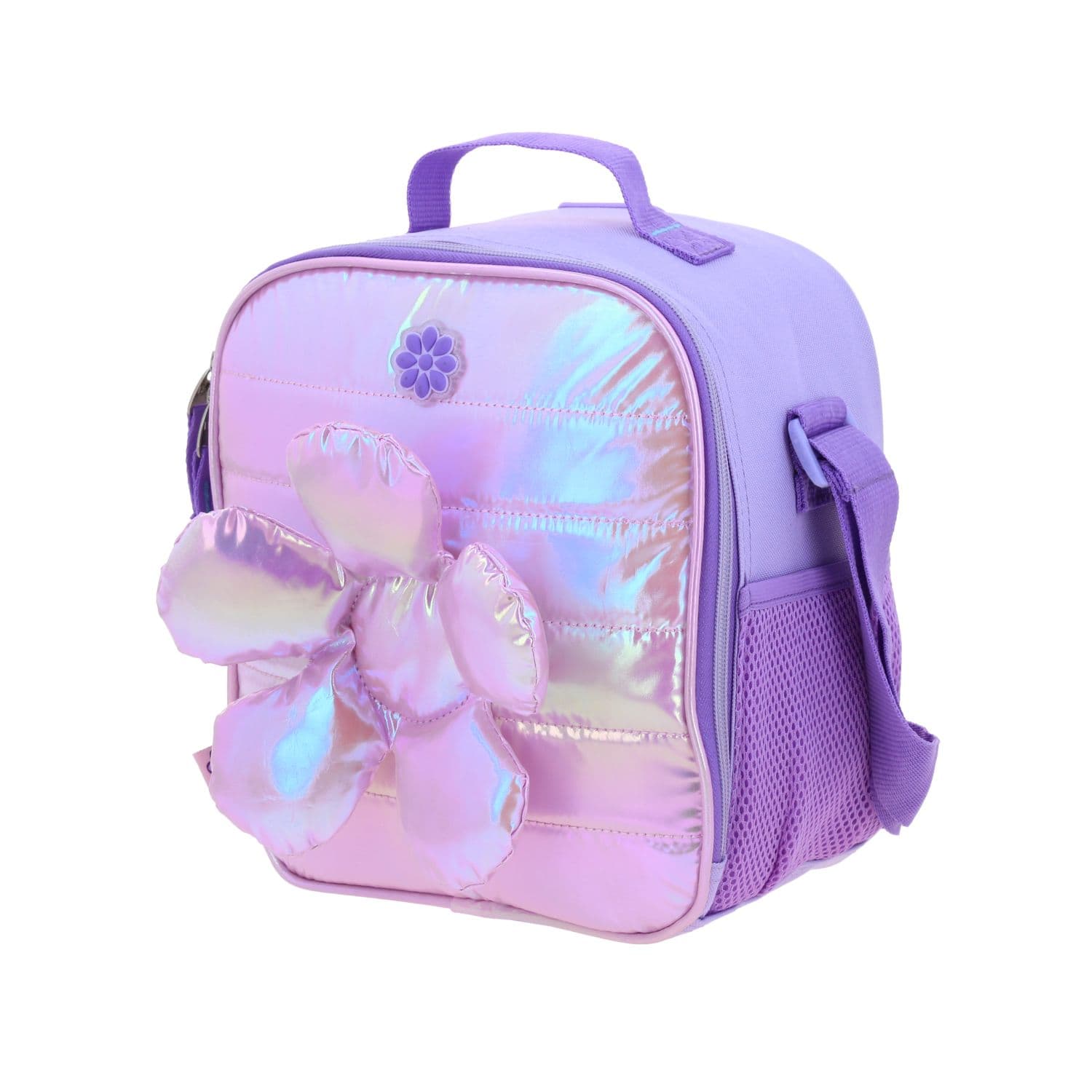 Lonchera escolar térmica Happy Girl Violeta - Diversión y durabilidad 2