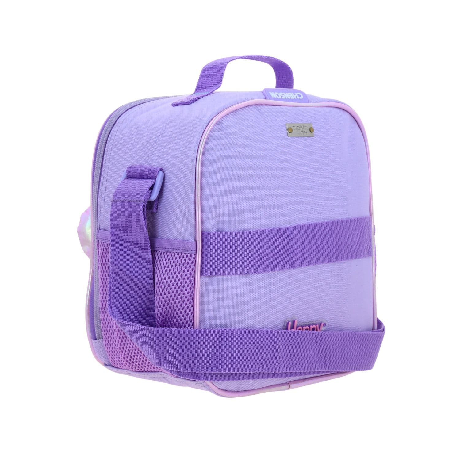 Lonchera escolar térmica Happy Girl Violeta - Diversión y durabilidad 3