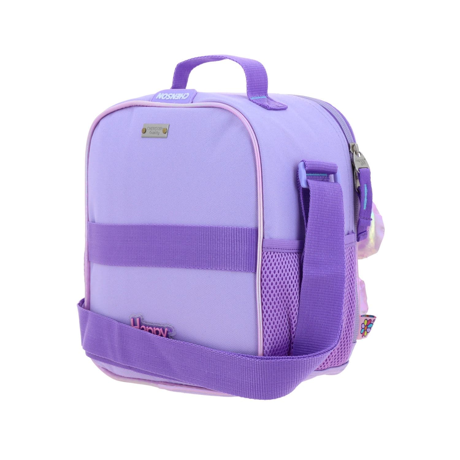 Lonchera escolar térmica Happy Girl Violeta - Diversión y durabilidad 5