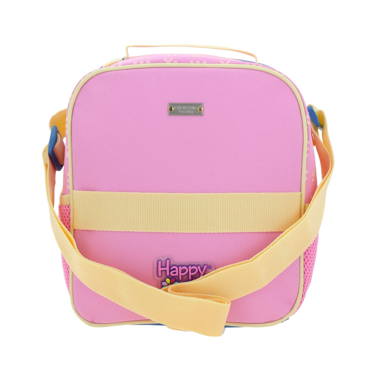 Lonchera escolar térmica Happy Girl Rosa para niña - Duradera y divertida 4