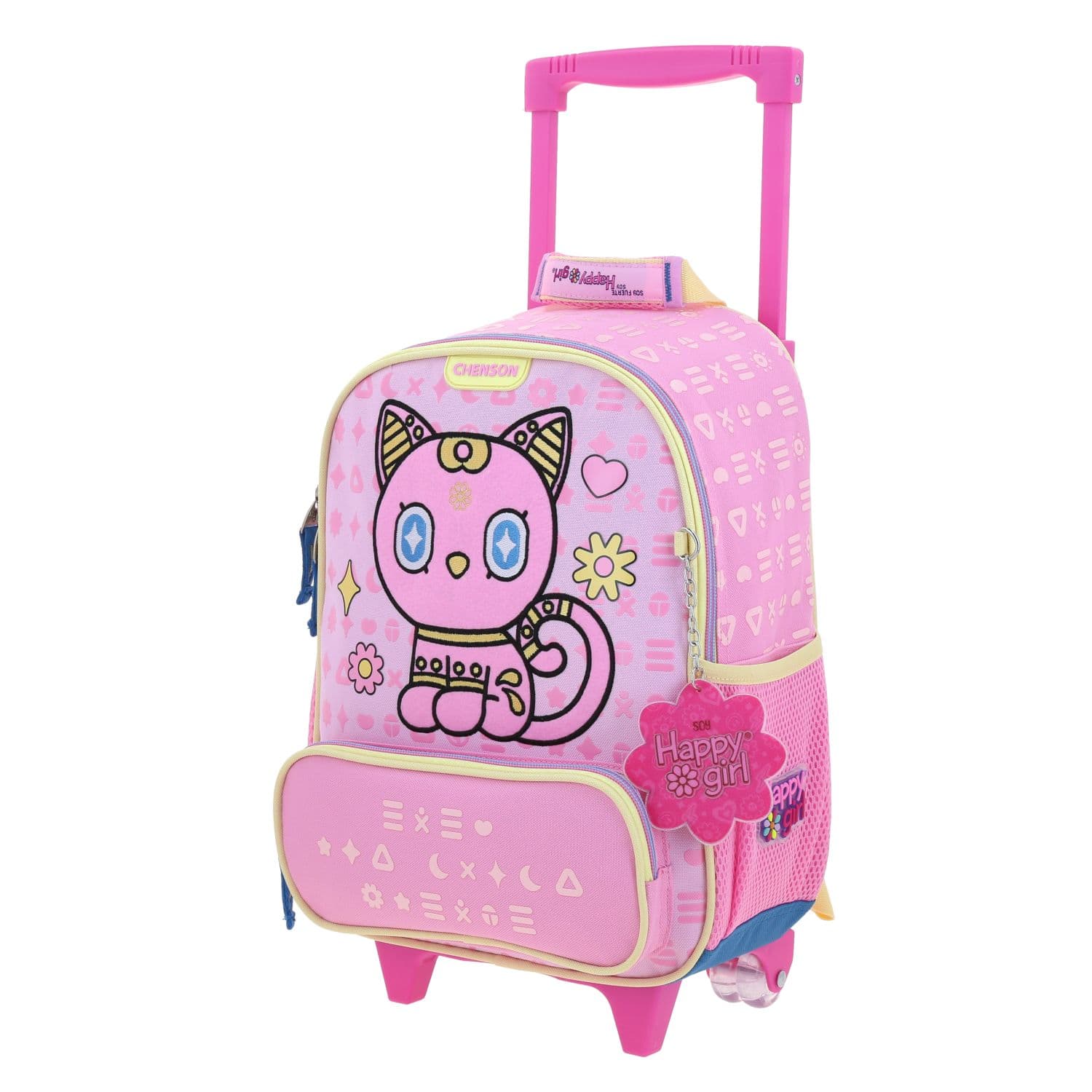 Mochila con Ruedas Rosa para Niña Happy Girl by Chenson - Diversión y Durabilidad 2