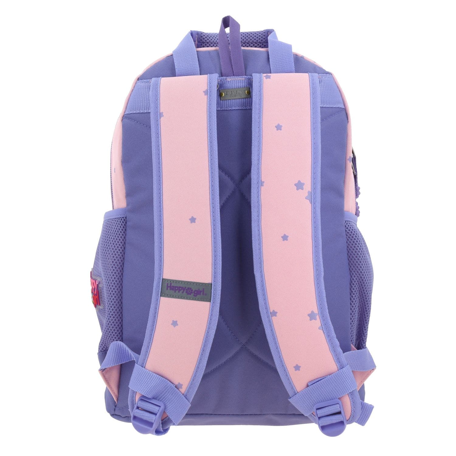 Mochila escolar para niña Happy Girl by Chenson rosa con diseño divertido 4