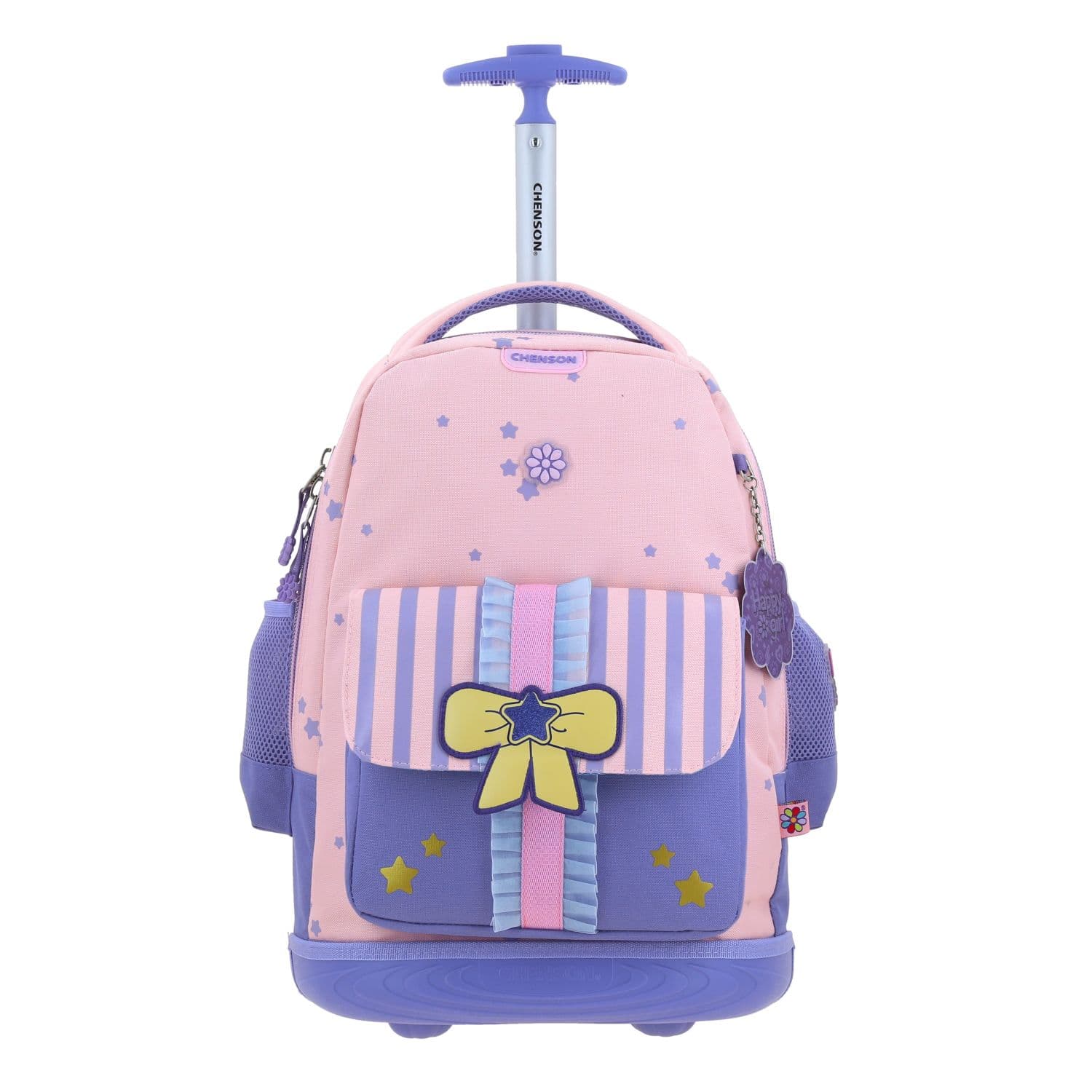 Mochila con Ruedas Happy Girl Rosa para Niña | Diversión y Durabilidad