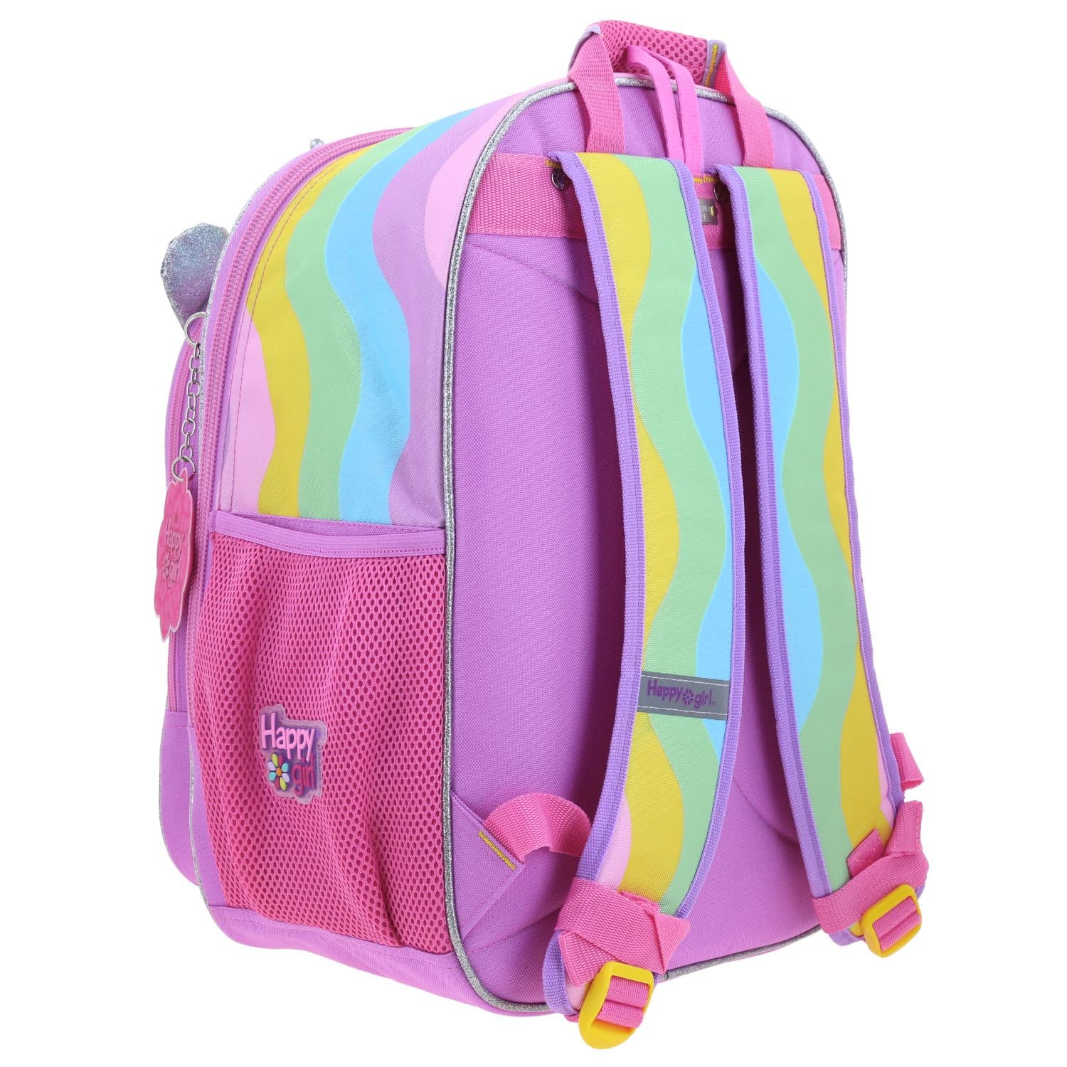 Mochila escolar para niña Happy Girl by Chenson multicolor con compartimentos 3