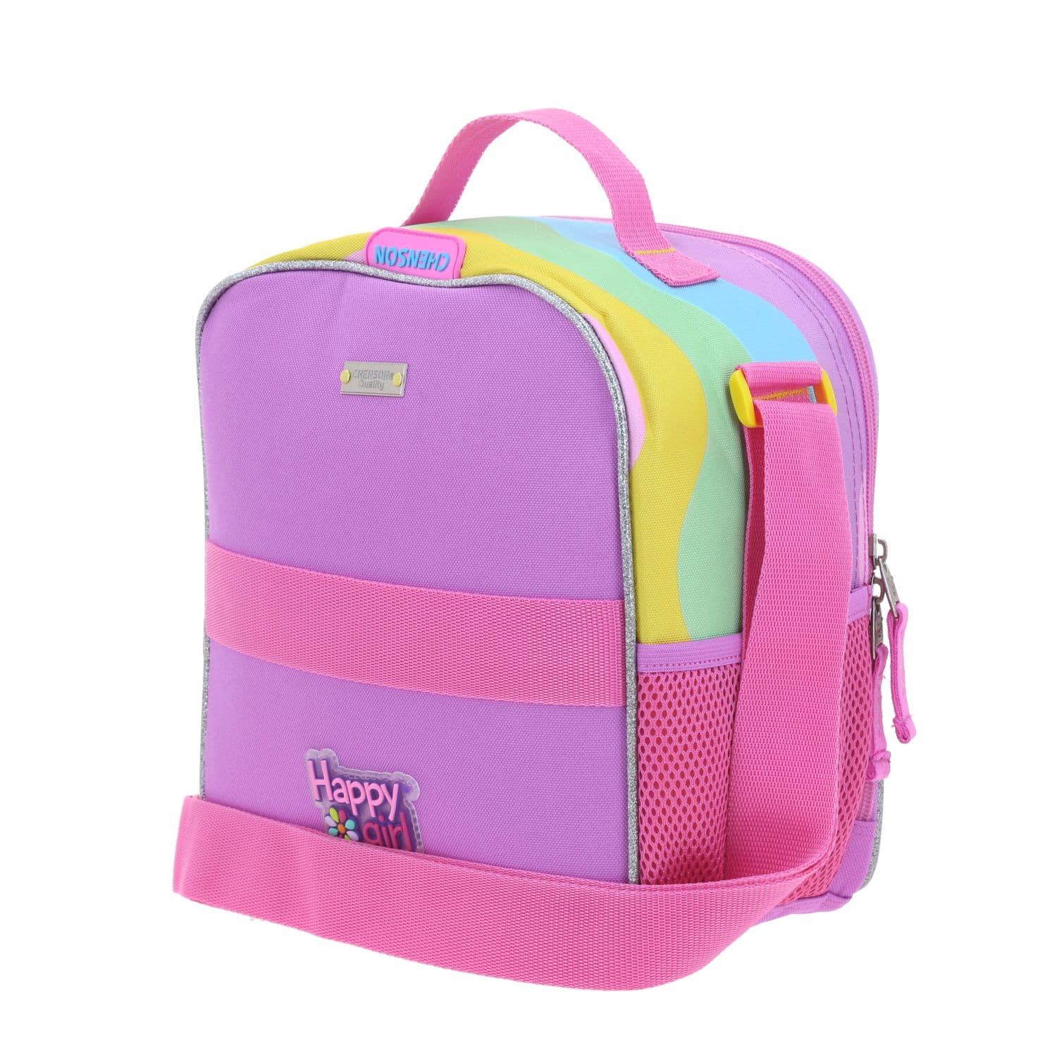 Lonchera escolar térmica Happy Girl multicolor para niña - Durabilidad y diversión 5