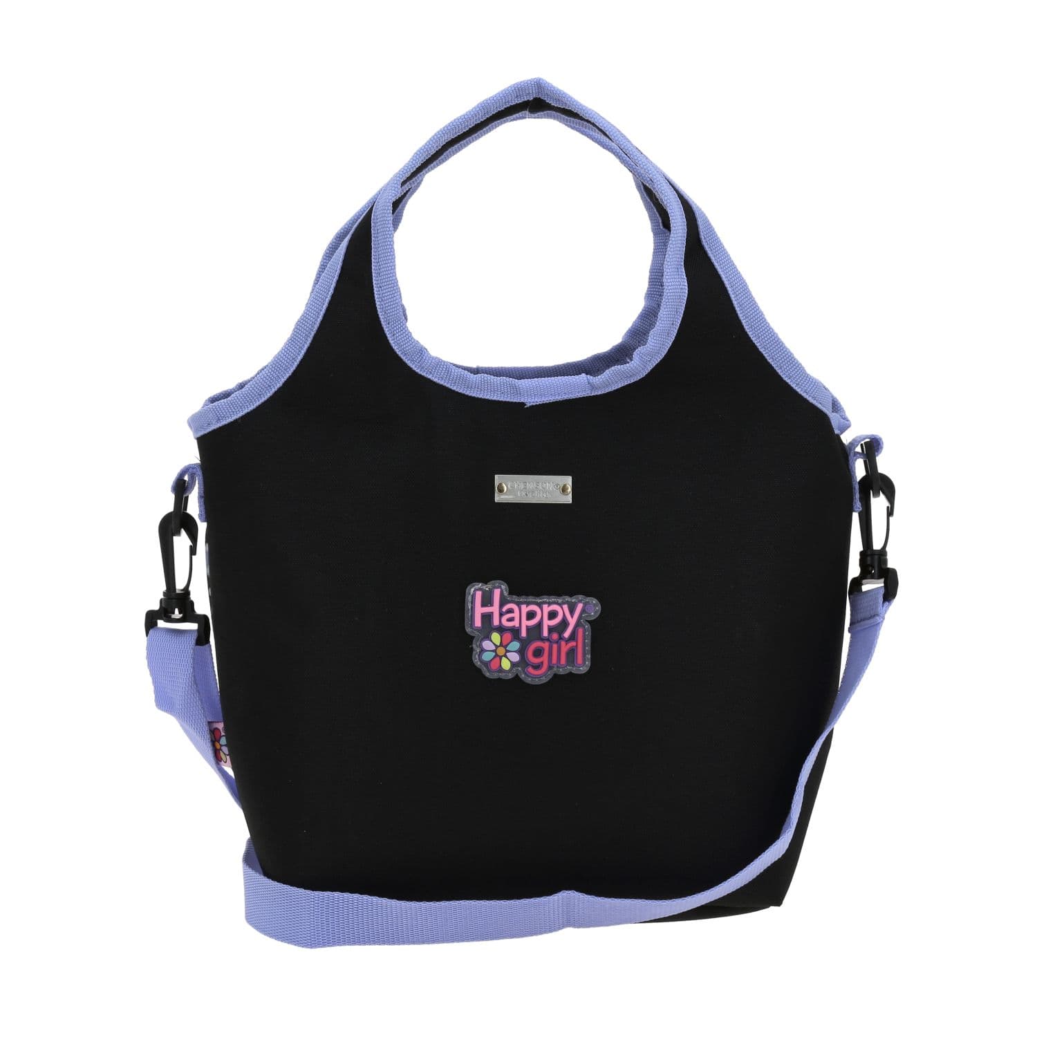 Lonchera escolar térmica Happy Girl negra para niña | Durabilidad y estilo 4