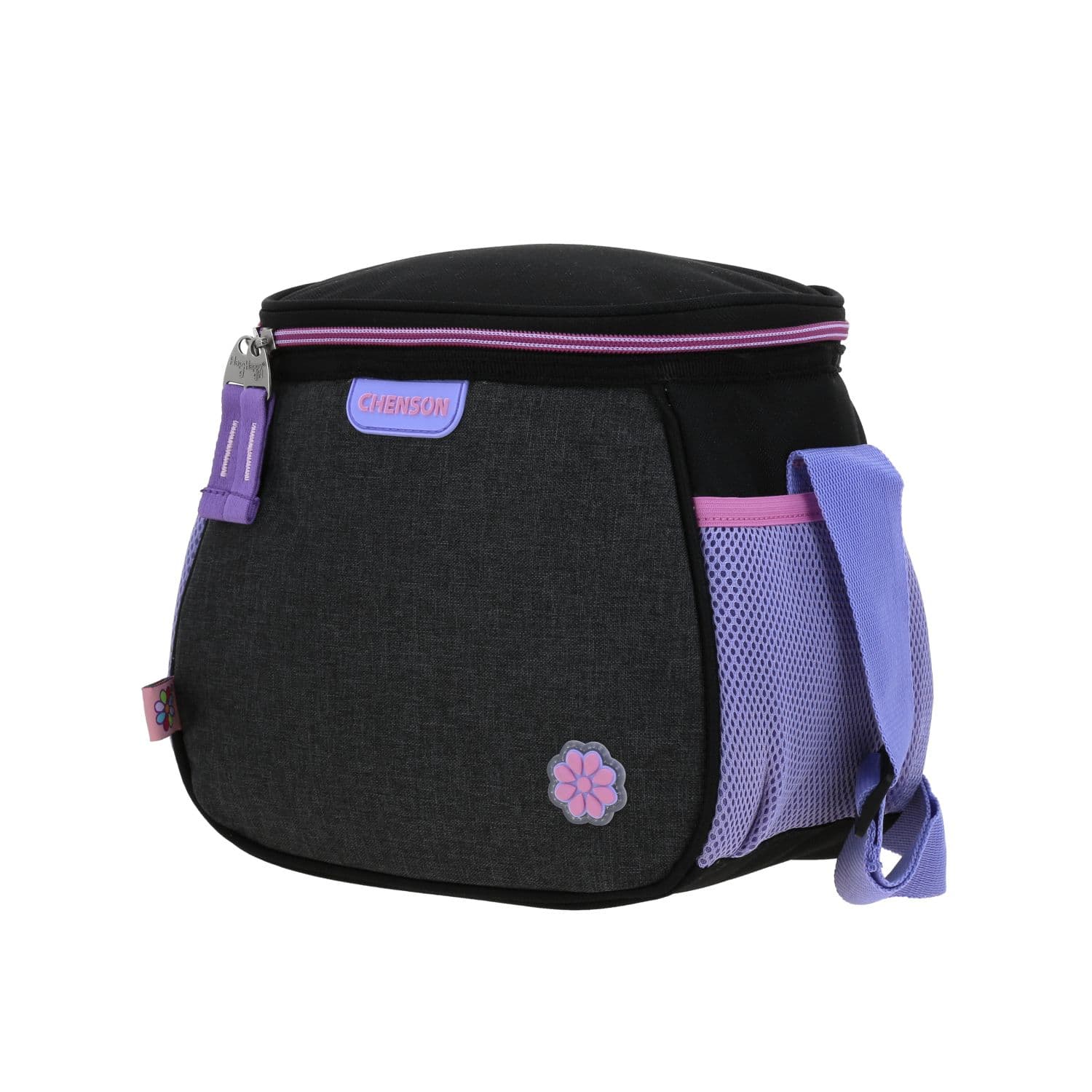 Lonchera escolar térmica Happy Girl negra para niña - Durabilidad y diversión 2