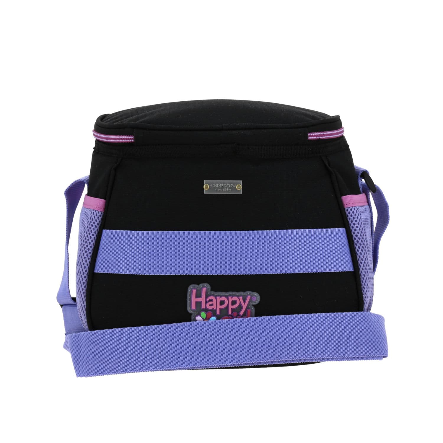 Lonchera escolar térmica Happy Girl negra para niña - Durabilidad y diversión 4