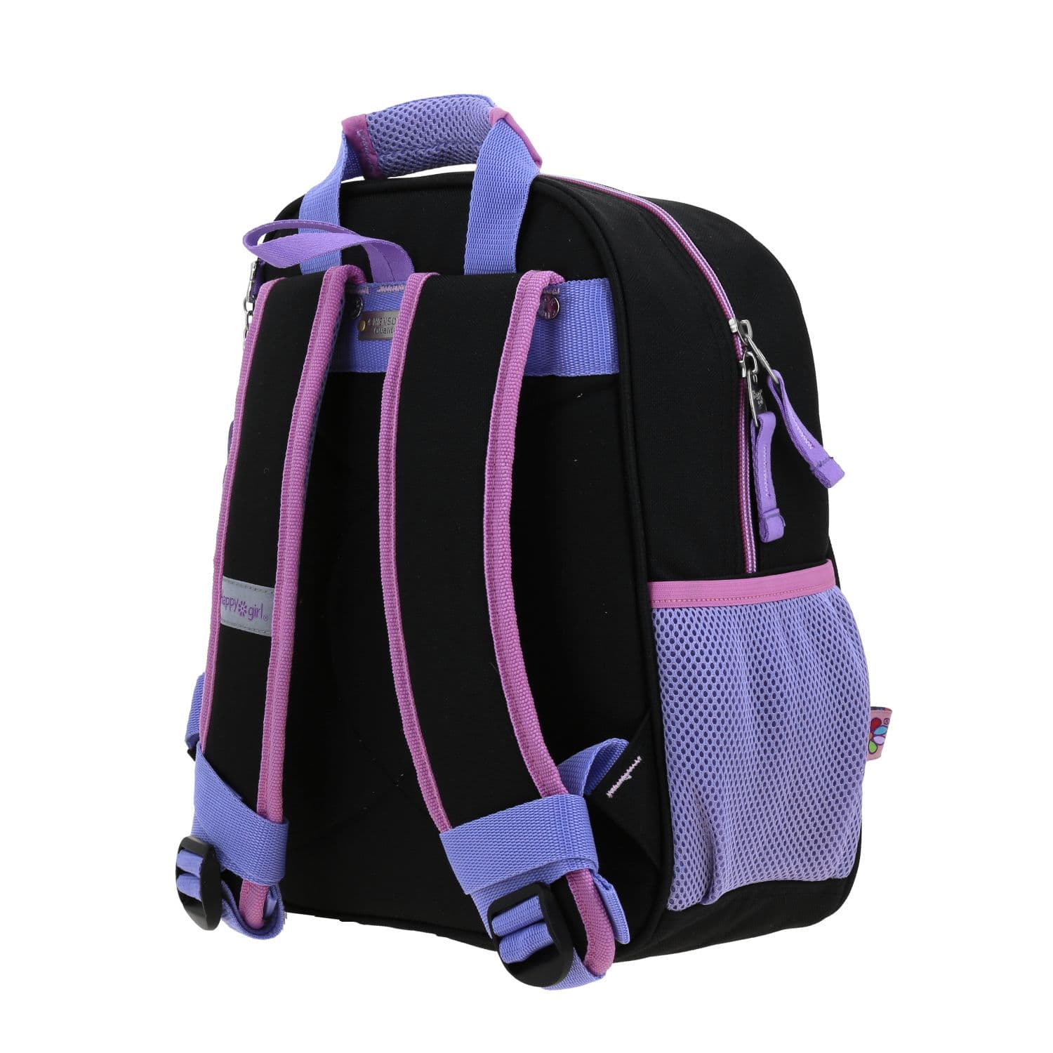 Mochila escolar para niña Happy Girl by Chenson Negra con amplio compartimento 5