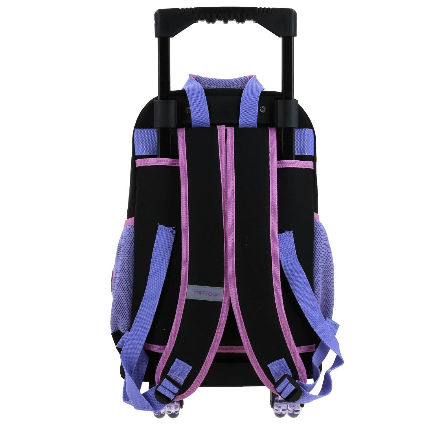 Mochila con Ruedas Happy Girl Negra para Niña - Durabilidad y Diversión 4
