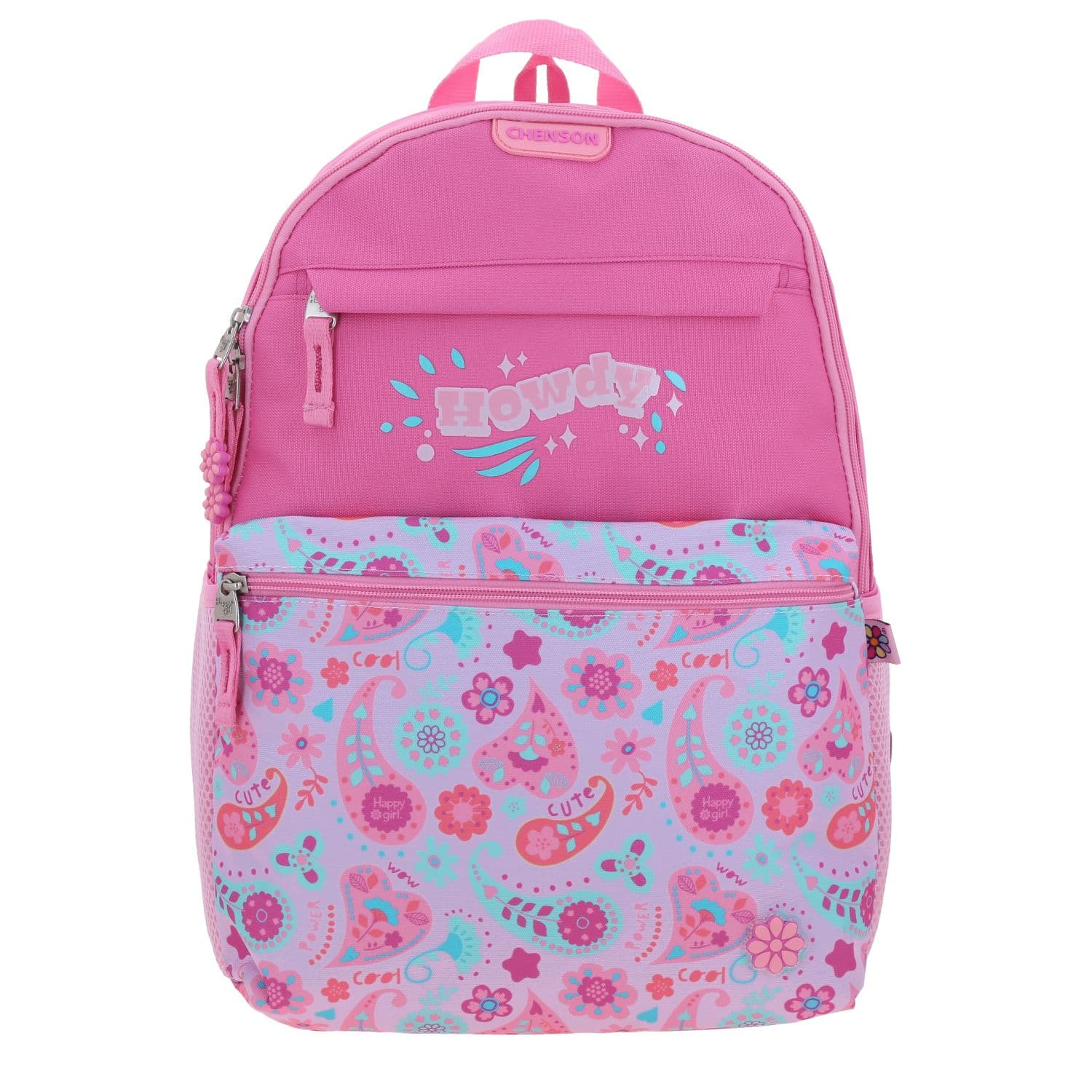 Mochila escolar rosa para niña Happy Girl by Chenson - Divertida y segura