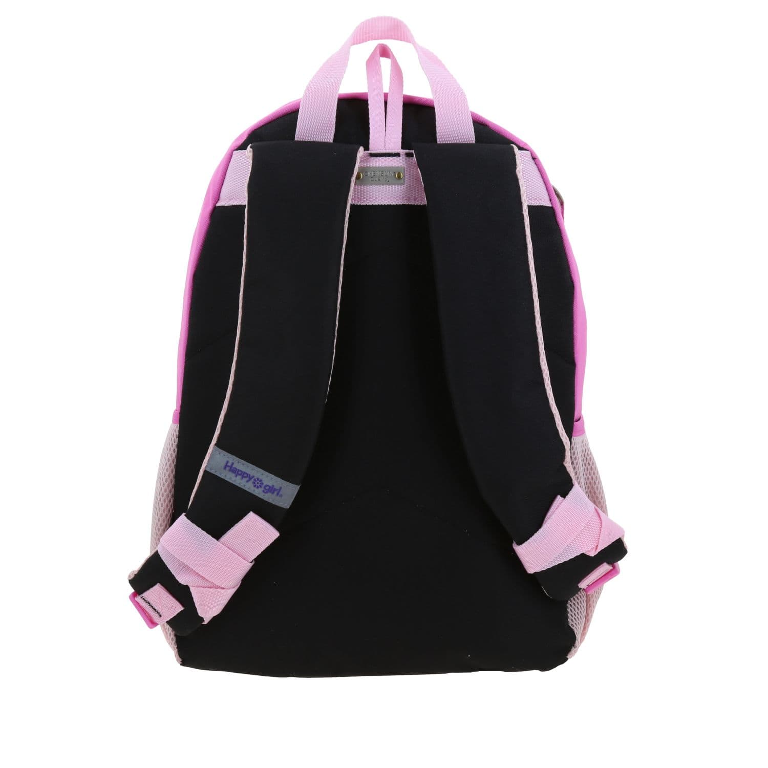 Mochila escolar para niña Happy Girl by Chenson negra con bolsillos prácticos 5