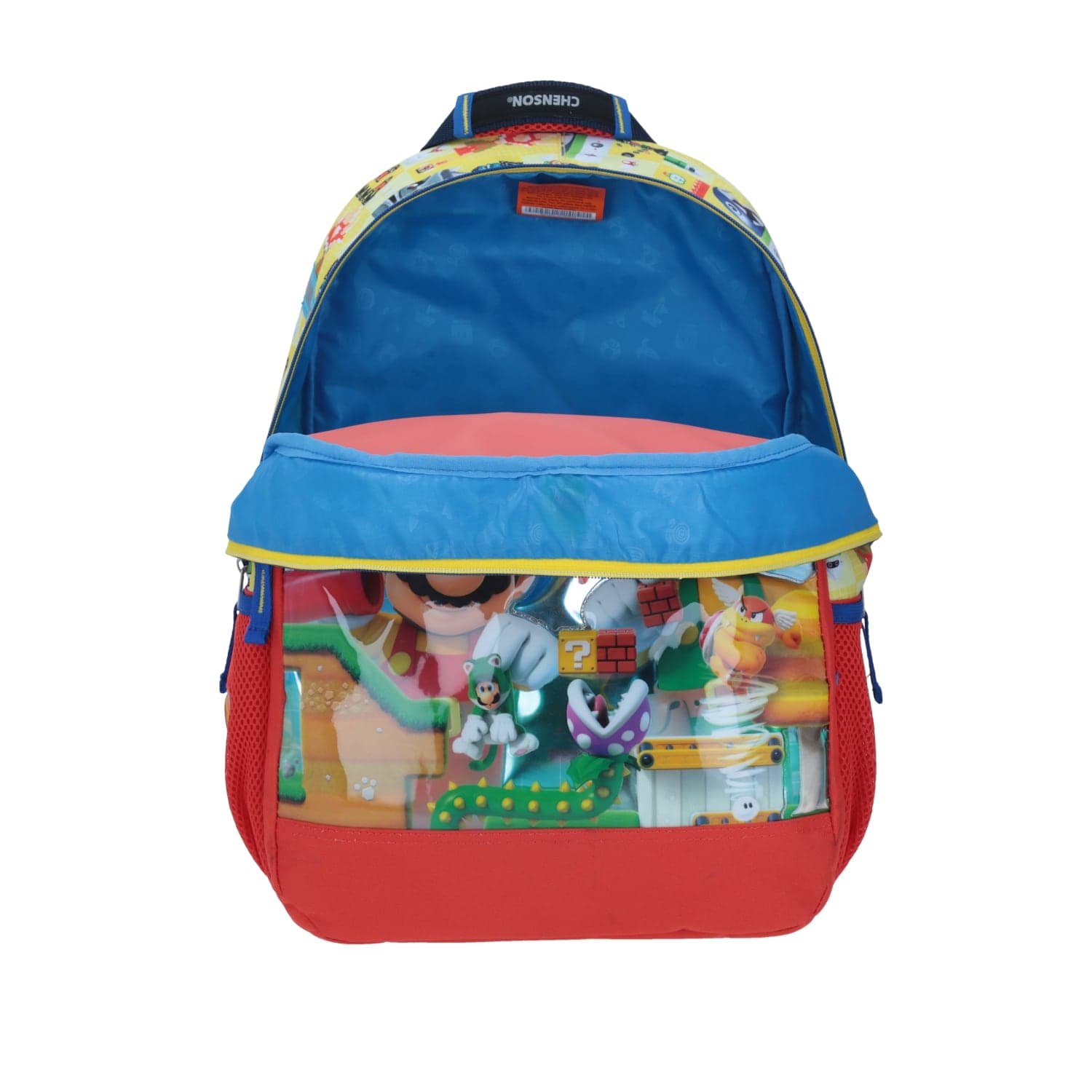 Mochila escolar para niño Mario Bros by Chenson Amarillo Divertida 5
