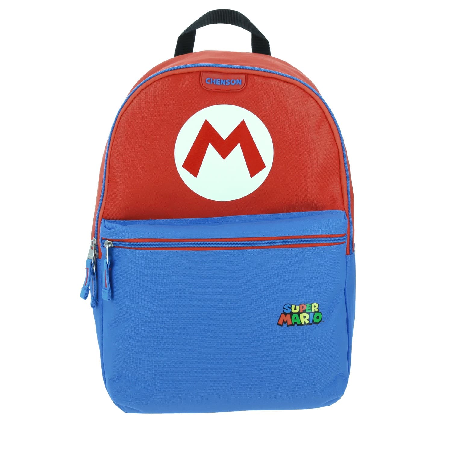 Mochila escolar para niño Mario Bros by Chenson color azul divertida