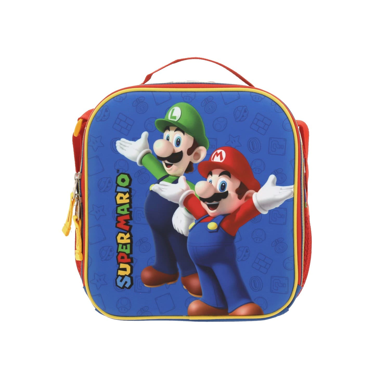 Lonchera escolar Mario Bros by Chenson azul térmica para niño