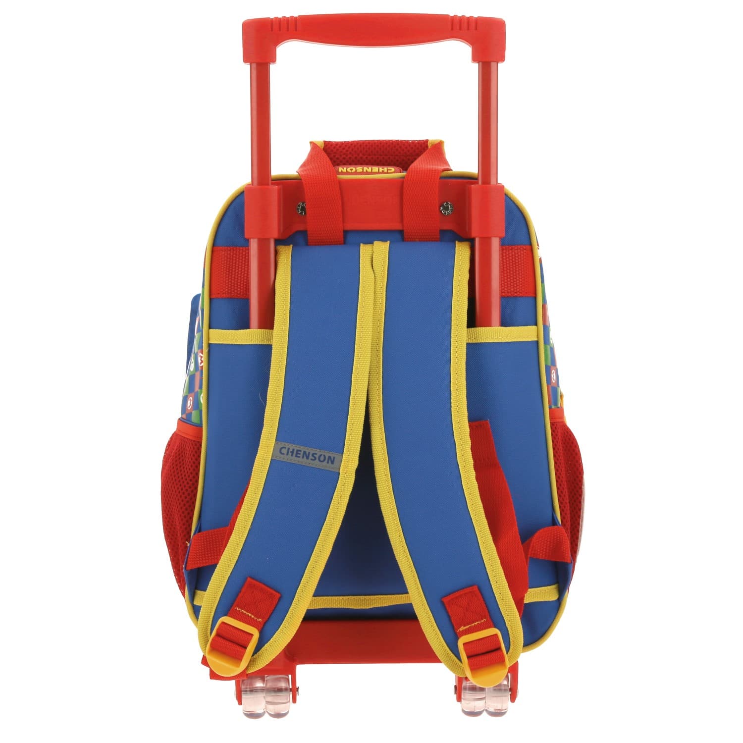 Mochila con Ruedas Mario Bros Azul para Niño - Diversión y Durabilidad 4