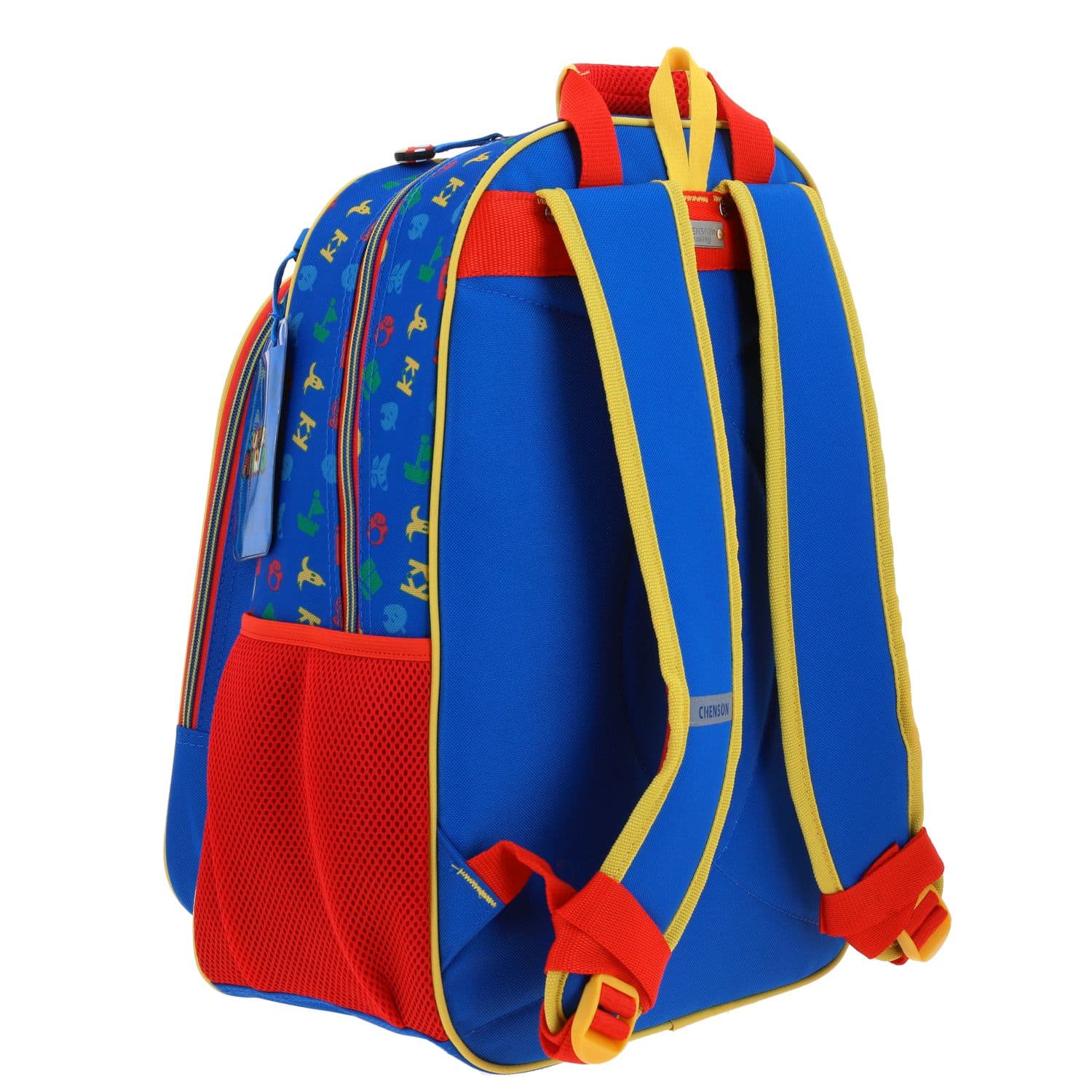Mochila escolar para niño Mario Bros by Chenson color azul - Diversión y durabilidad 3