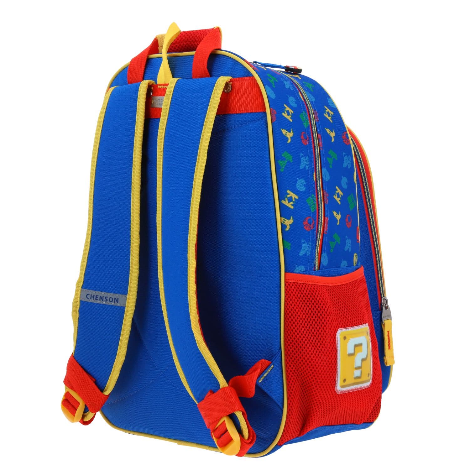 Mochila escolar para niño Mario Bros by Chenson color azul - Diversión y durabilidad 5