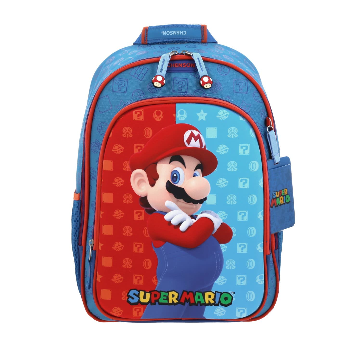 Mochila escolar para niño Mario Bros by Chenson Azul Divertida y Segura
